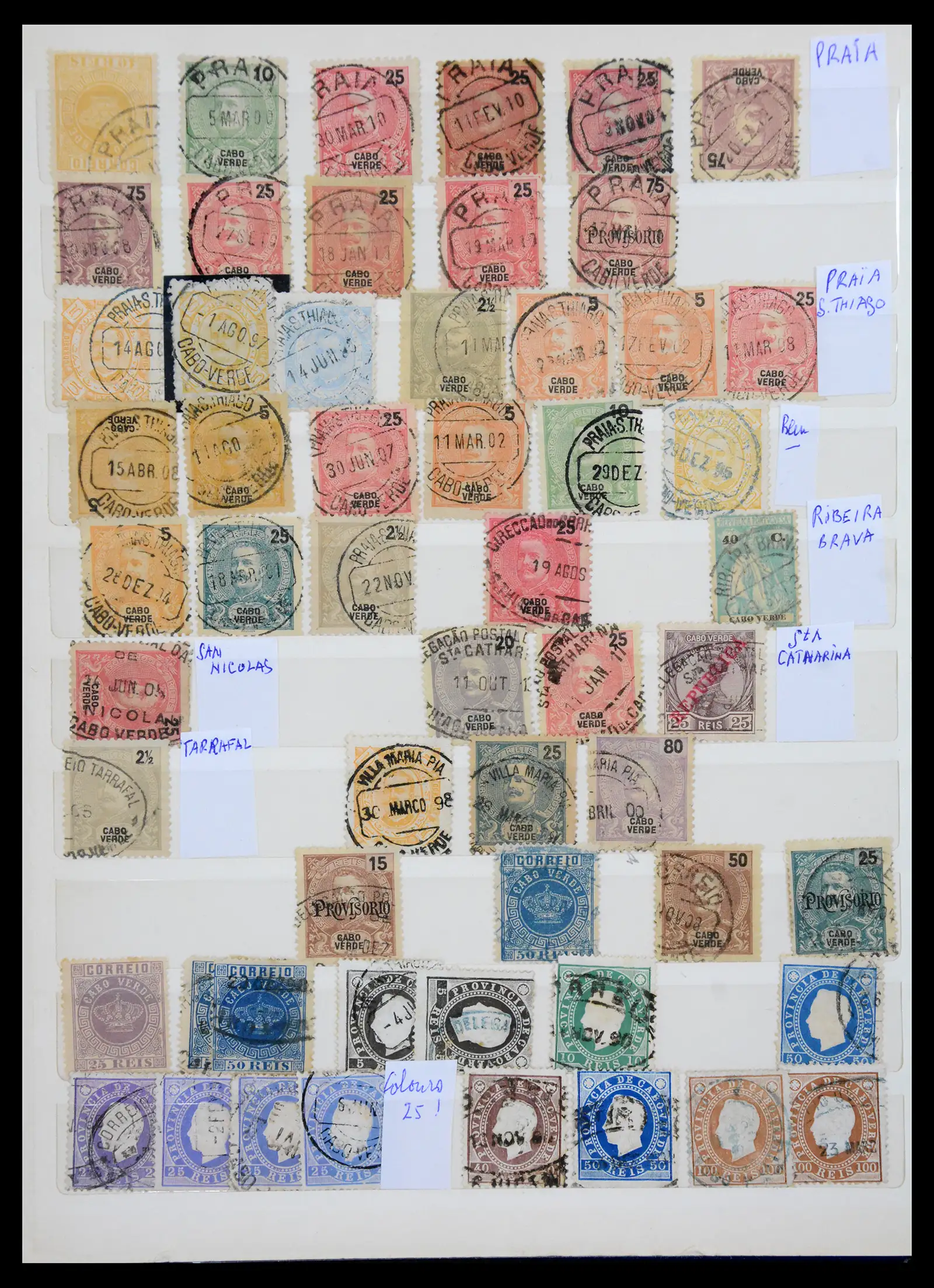 41211 0010 - Postzegelverzameling 41211 Portugese kolonien stempelverzameling 1870-1940.