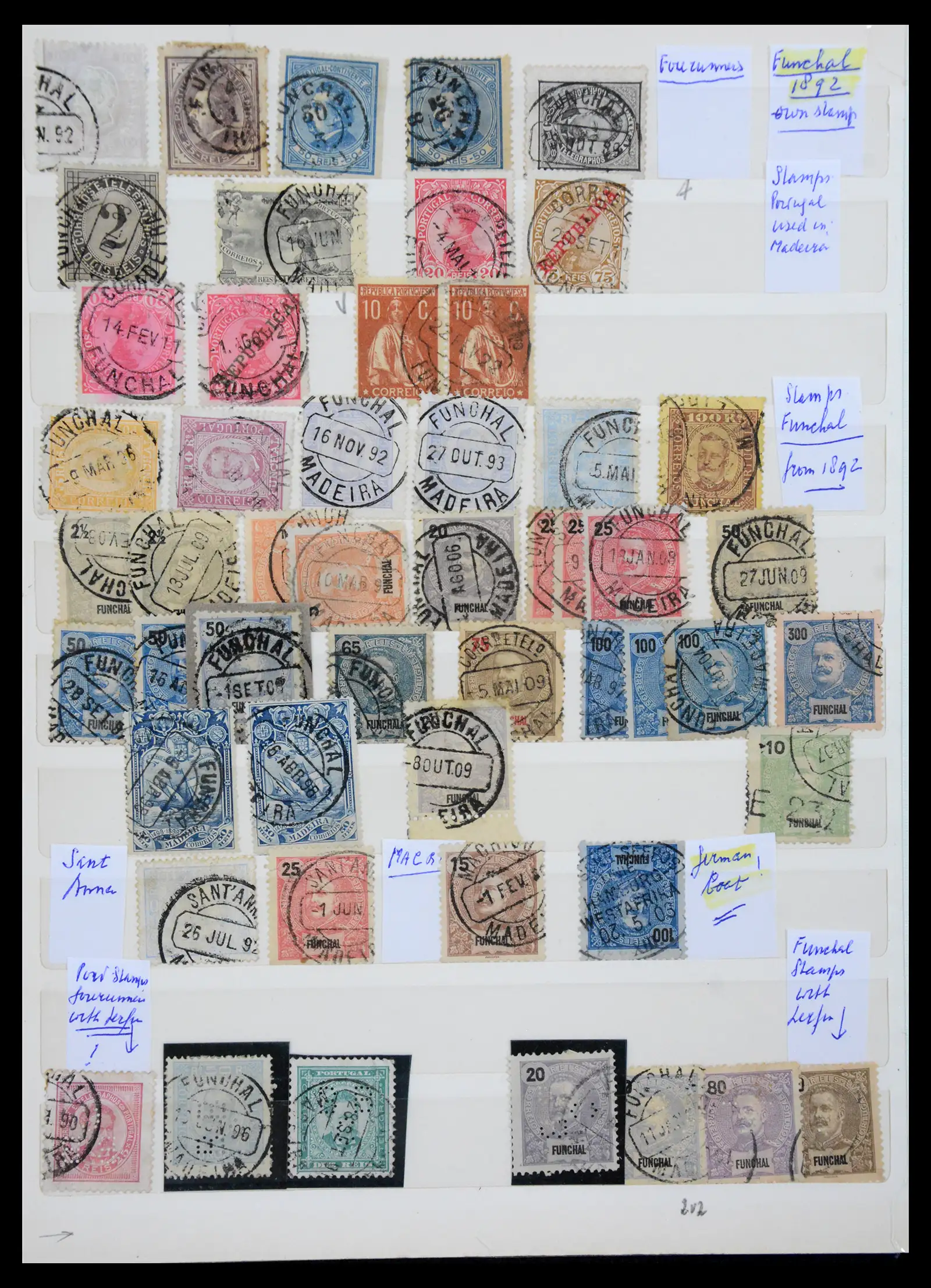 41211 0012 - Postzegelverzameling 41211 Portugese kolonien stempelverzameling 1870-1940.