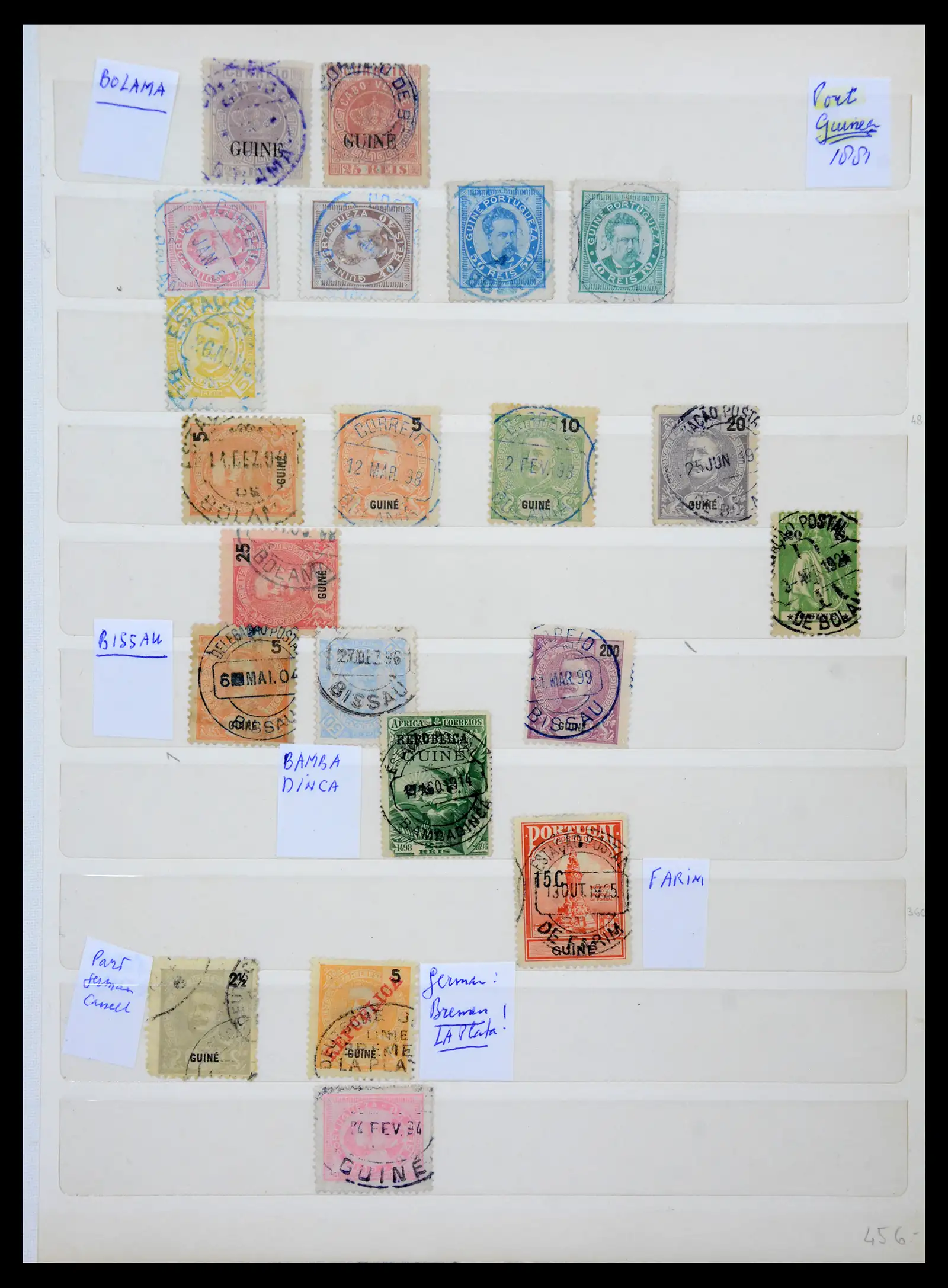 41211 0013 - Postzegelverzameling 41211 Portugese kolonien stempelverzameling 1870-1940.