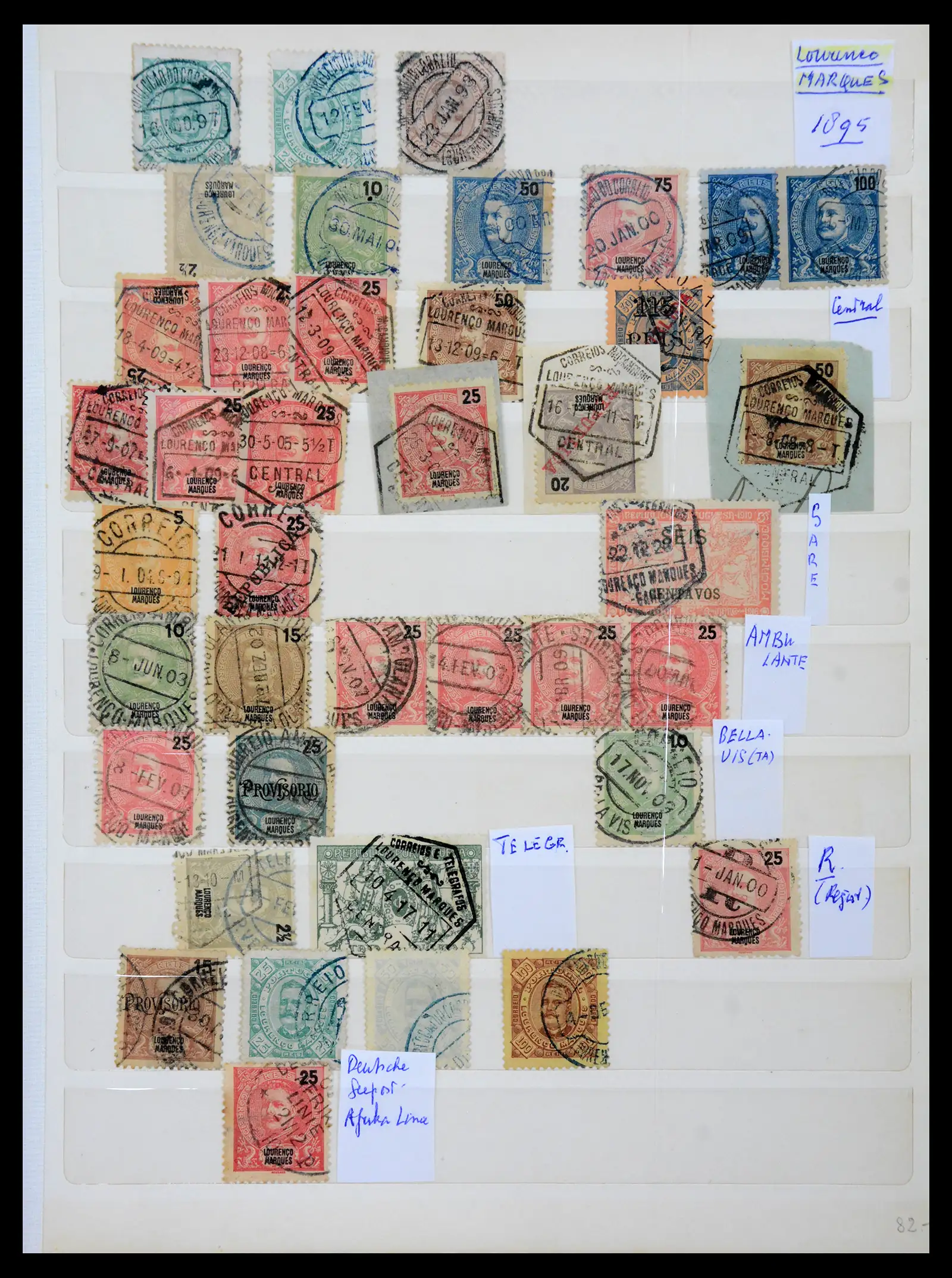 41211 0015 - Postzegelverzameling 41211 Portugese kolonien stempelverzameling 1870-1940.