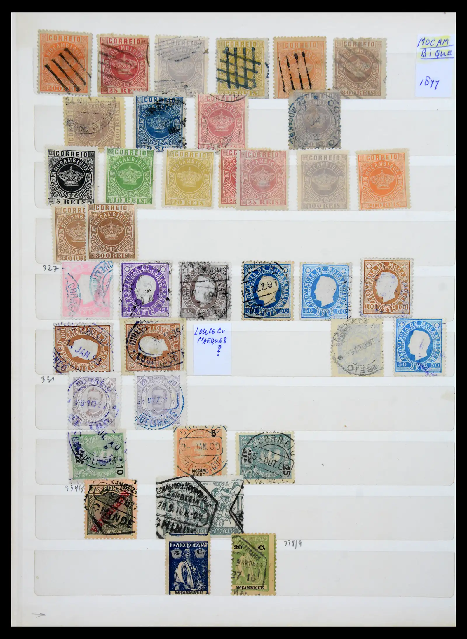 41211 0018 - Postzegelverzameling 41211 Portugese kolonien stempelverzameling 1870-1940.