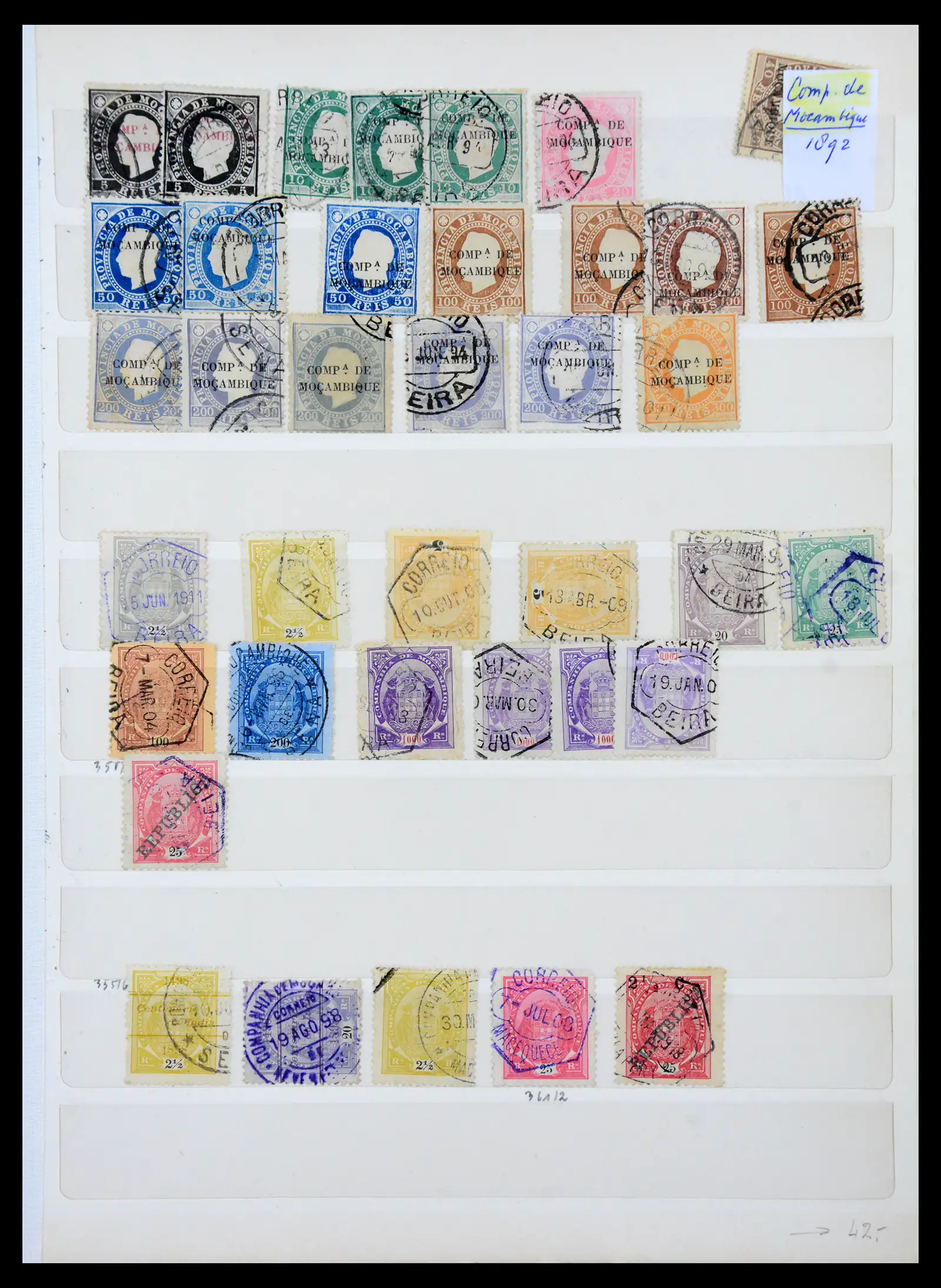 41211 0019 - Postzegelverzameling 41211 Portugese kolonien stempelverzameling 1870-1940.