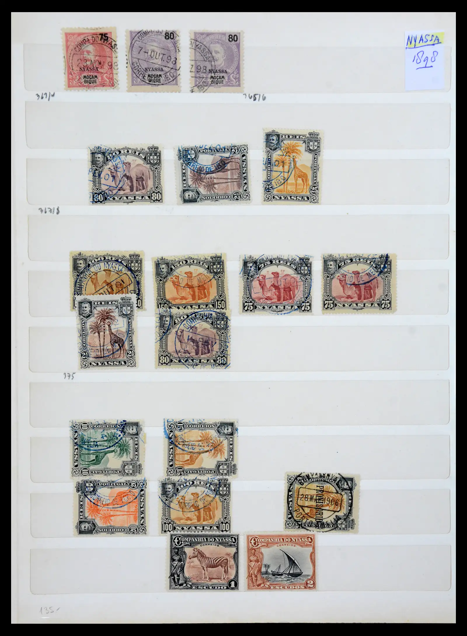 41211 0020 - Postzegelverzameling 41211 Portugese kolonien stempelverzameling 1870-1940.