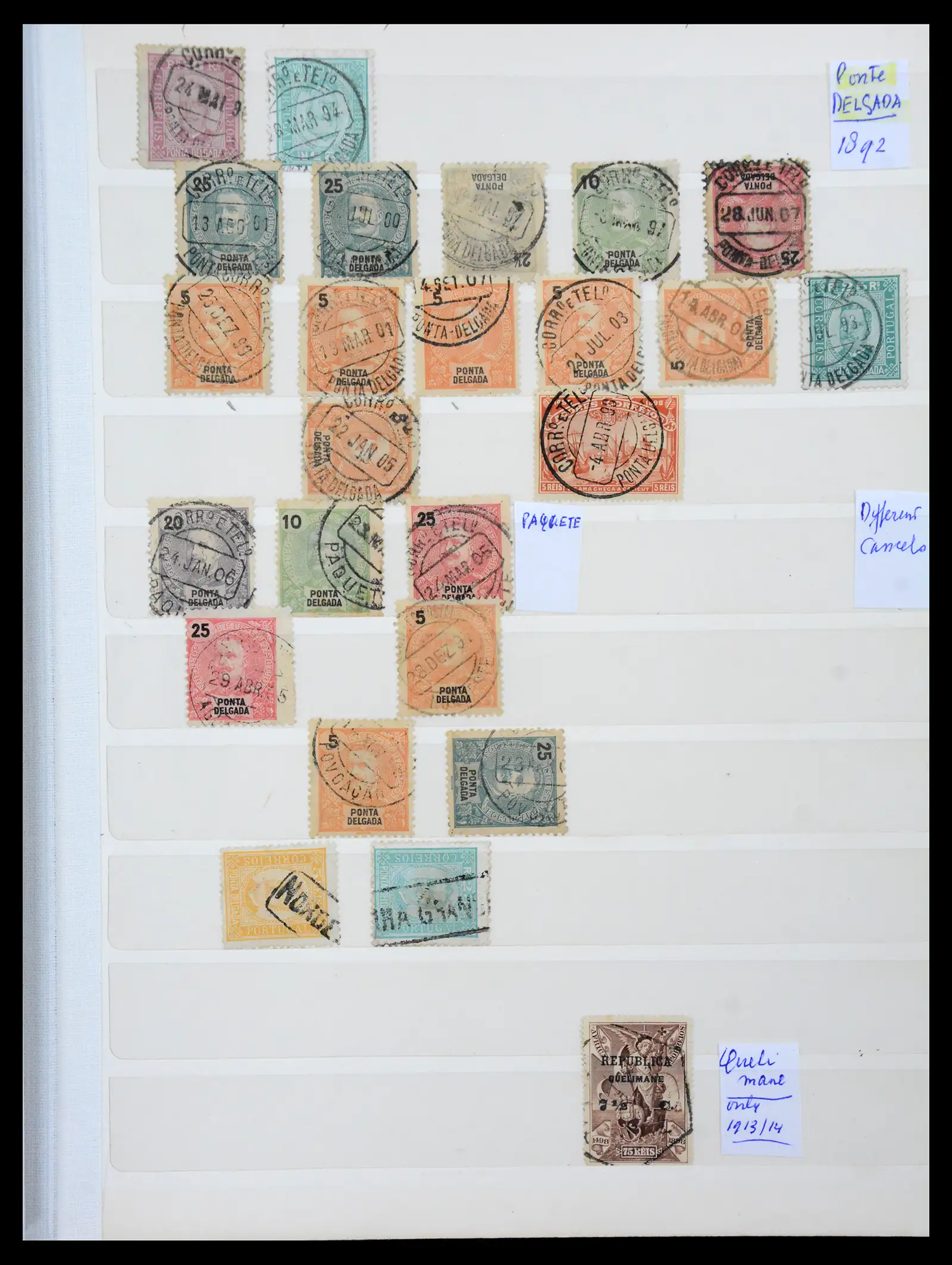 41211 0021 - Postzegelverzameling 41211 Portugese kolonien stempelverzameling 1870-1940.