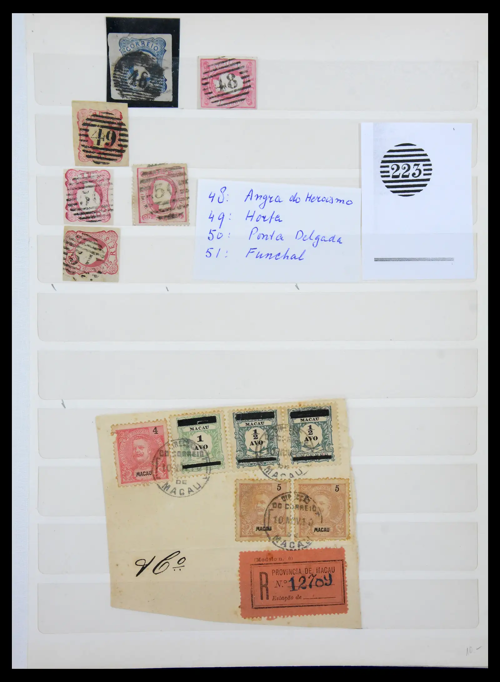 41211 0025 - Postzegelverzameling 41211 Portugese kolonien stempelverzameling 1870-1940.