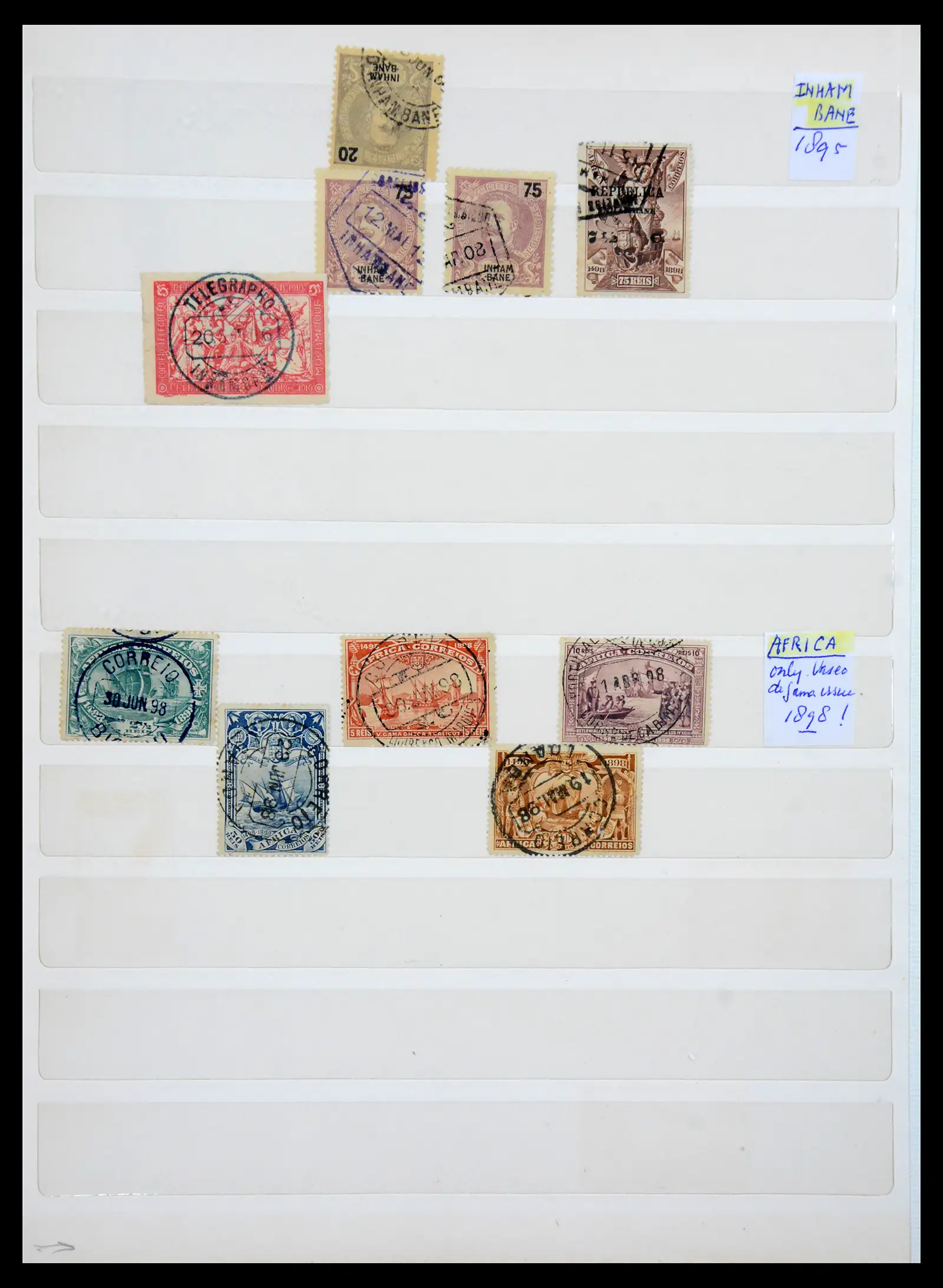 41211 0026 - Postzegelverzameling 41211 Portugese kolonien stempelverzameling 1870-1940.