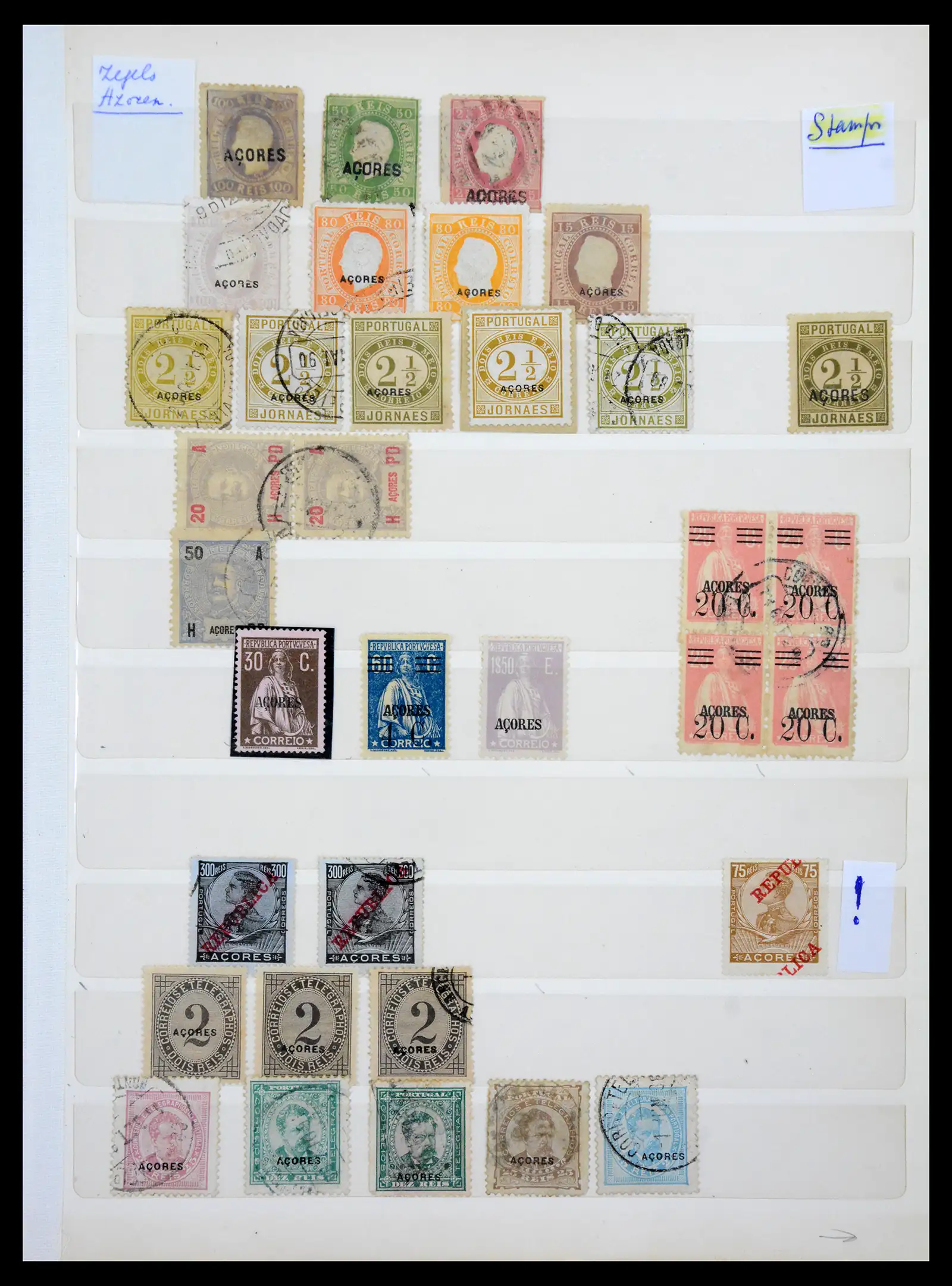 41211 0027 - Postzegelverzameling 41211 Portugese kolonien stempelverzameling 1870-1940.