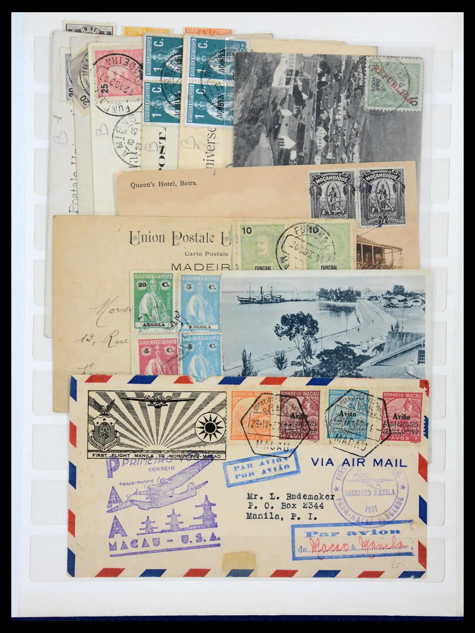 41211 0029 - Postzegelverzameling 41211 Portugese kolonien stempelverzameling 1870-1940.
