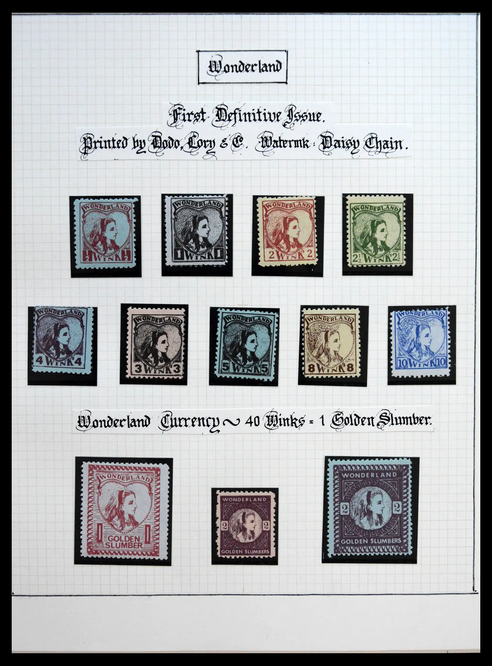 41212 0001 - Stamp collection 41212 Great Britain cinderella's.