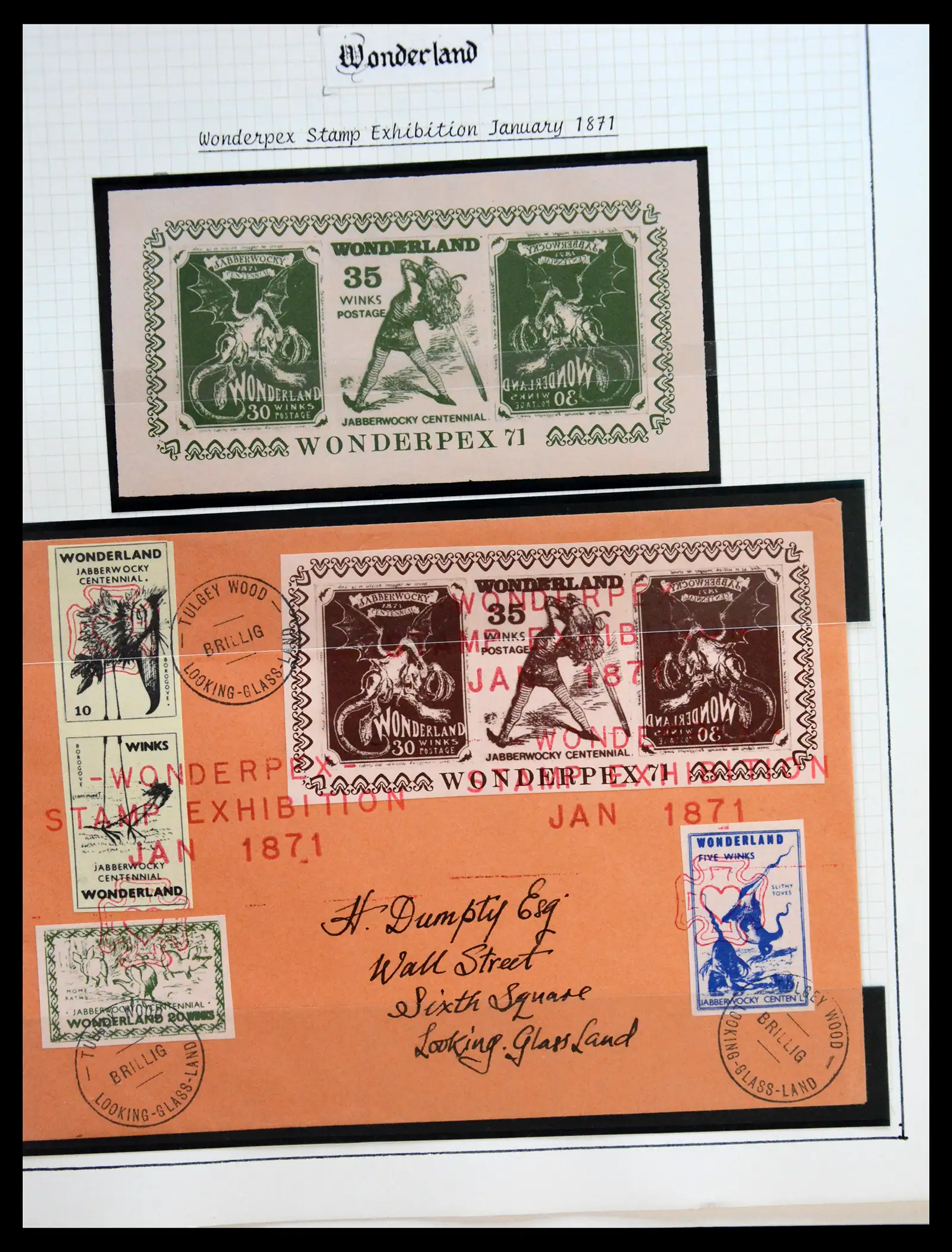 41212 0020 - Stamp collection 41212 Great Britain cinderella's.