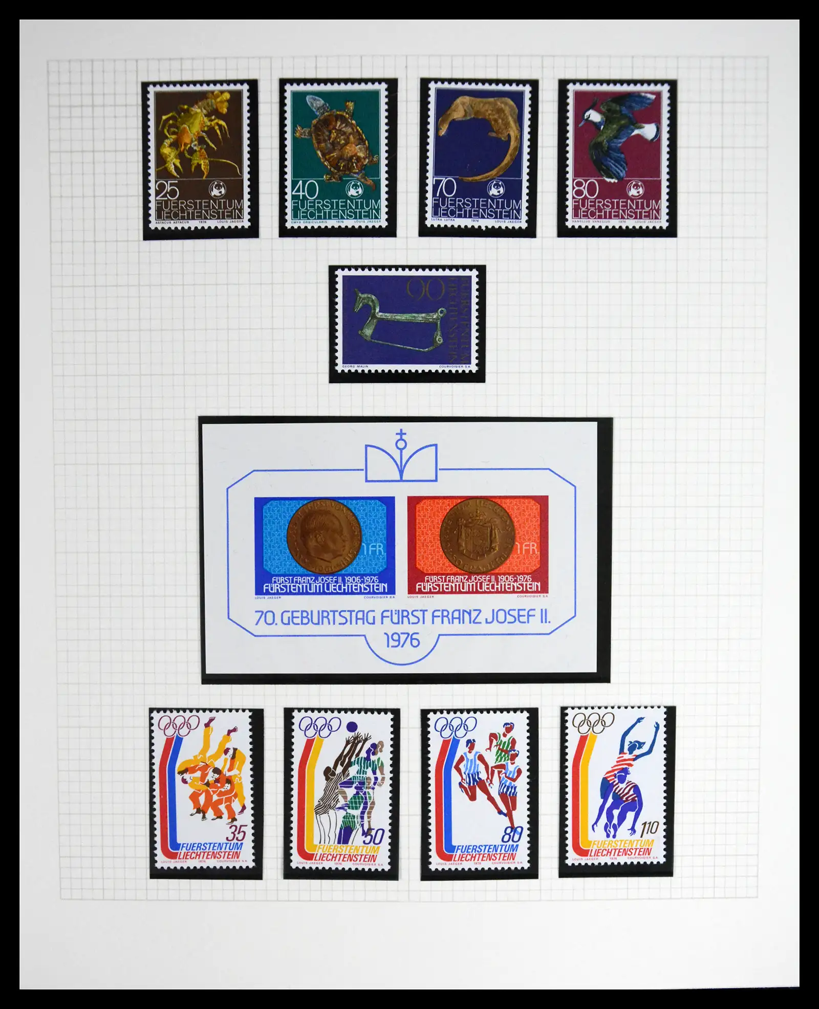 41213 0023 - Stamp collection 41213 Liechtenstein 1965-2009.
