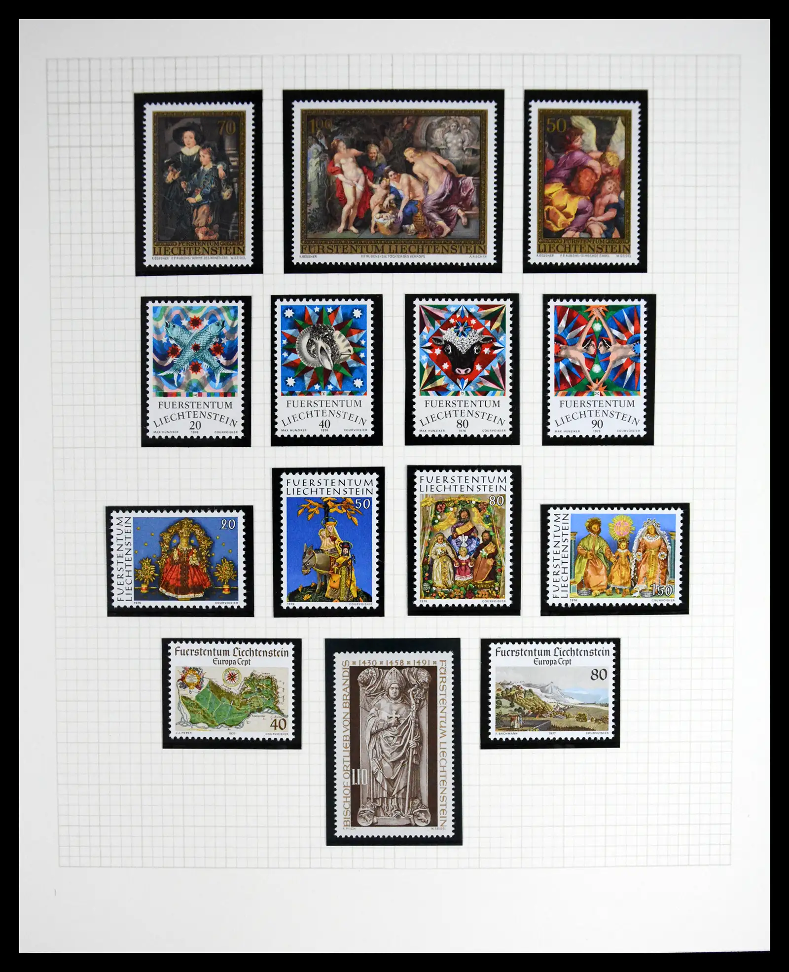 41213 0024 - Stamp collection 41213 Liechtenstein 1965-2009.