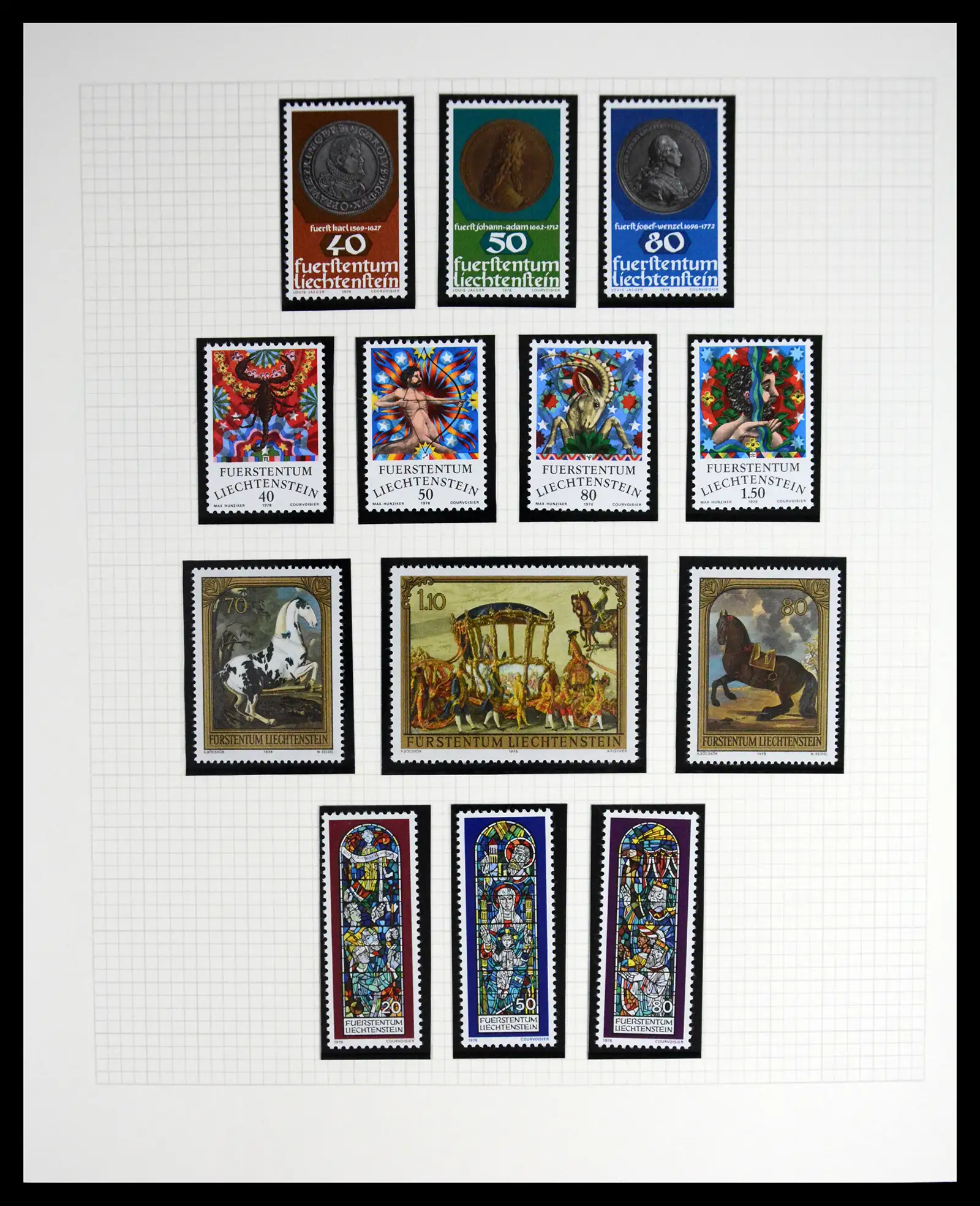 41213 0028 - Stamp collection 41213 Liechtenstein 1965-2009.