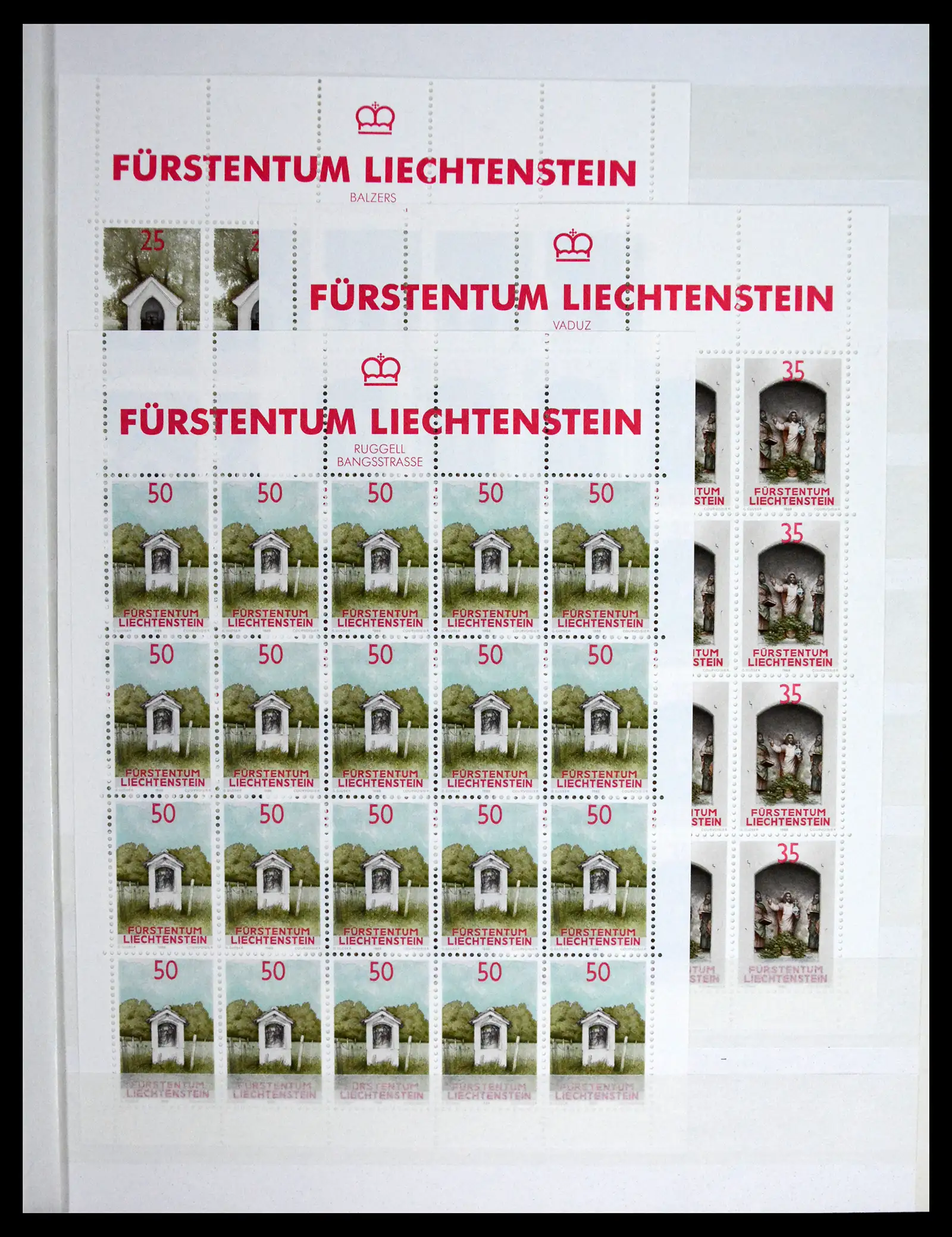 41213 0050 - Stamp collection 41213 Liechtenstein 1965-2009.