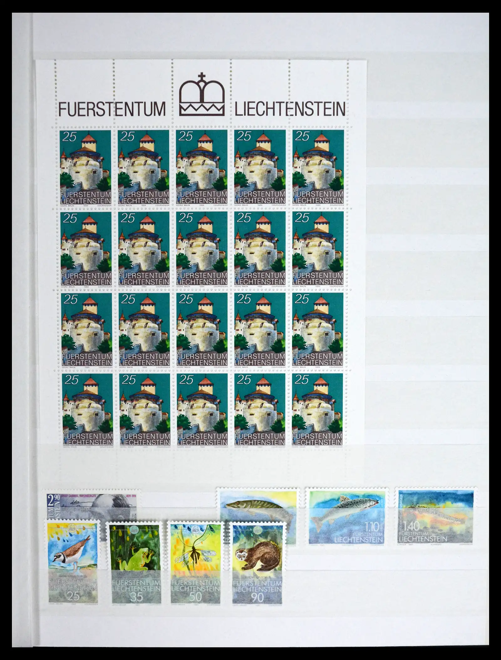 41213 0052 - Stamp collection 41213 Liechtenstein 1965-2009.