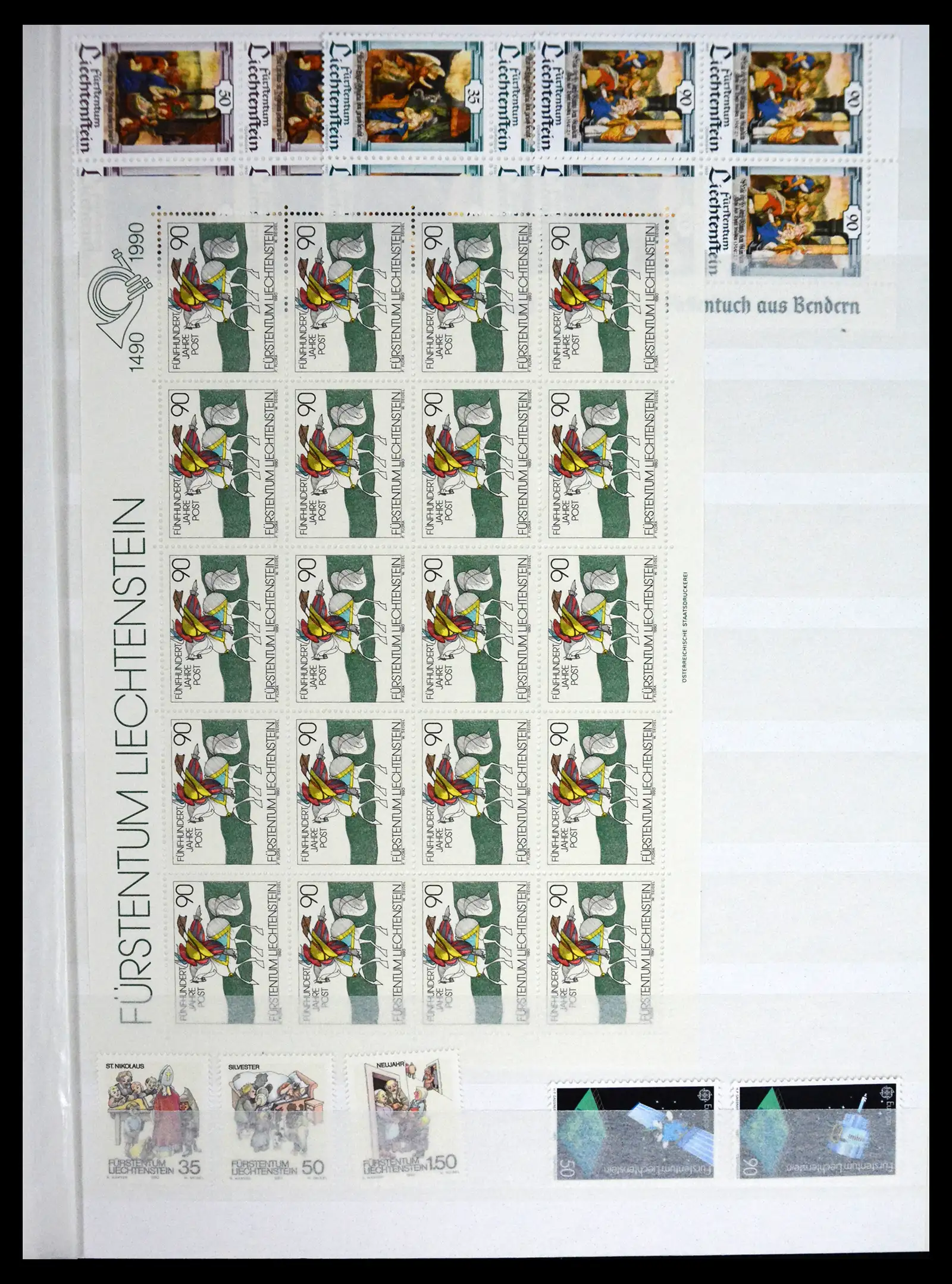 41213 0054 - Stamp collection 41213 Liechtenstein 1965-2009.
