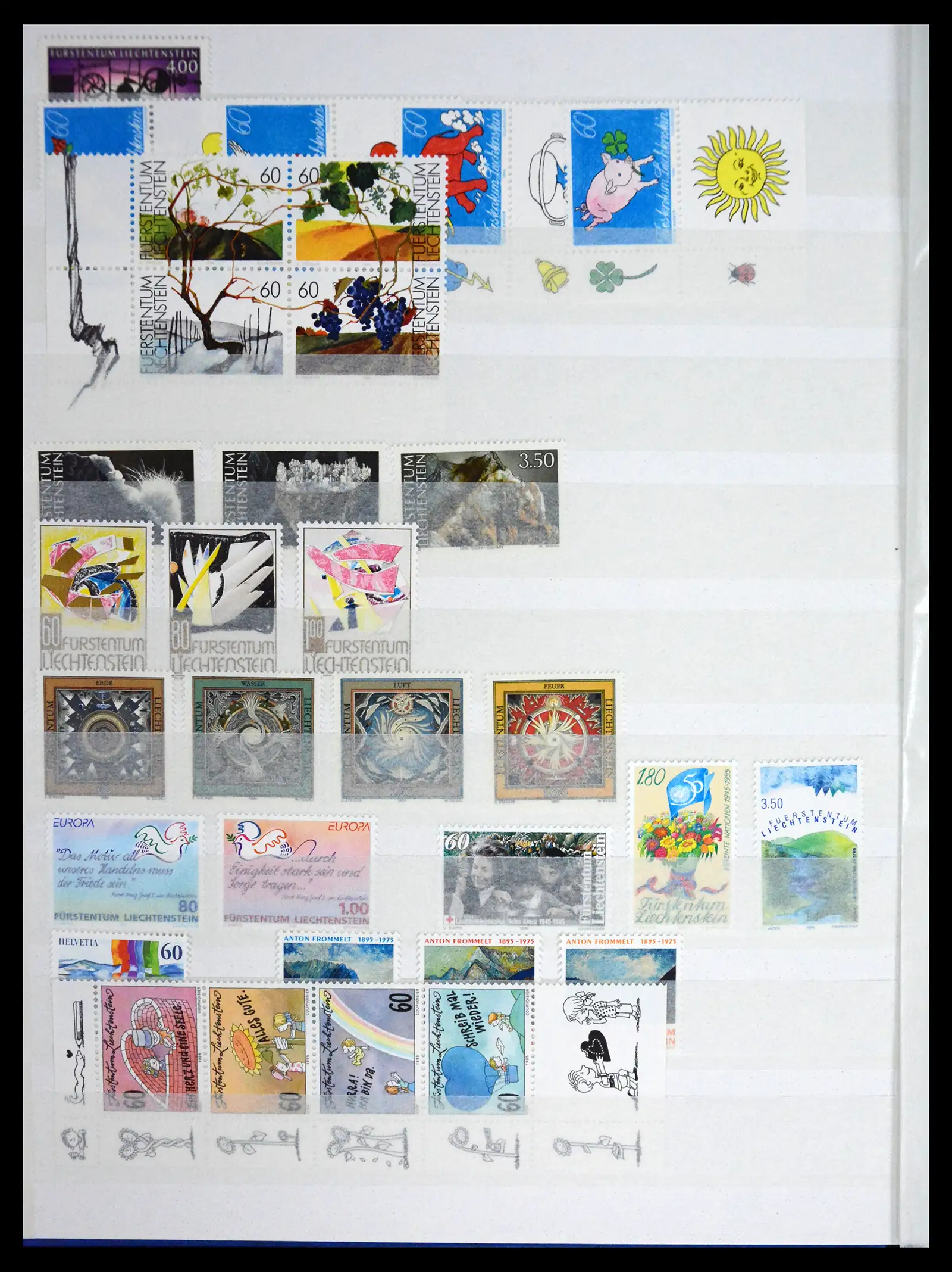 41213 0057 - Stamp collection 41213 Liechtenstein 1965-2009.