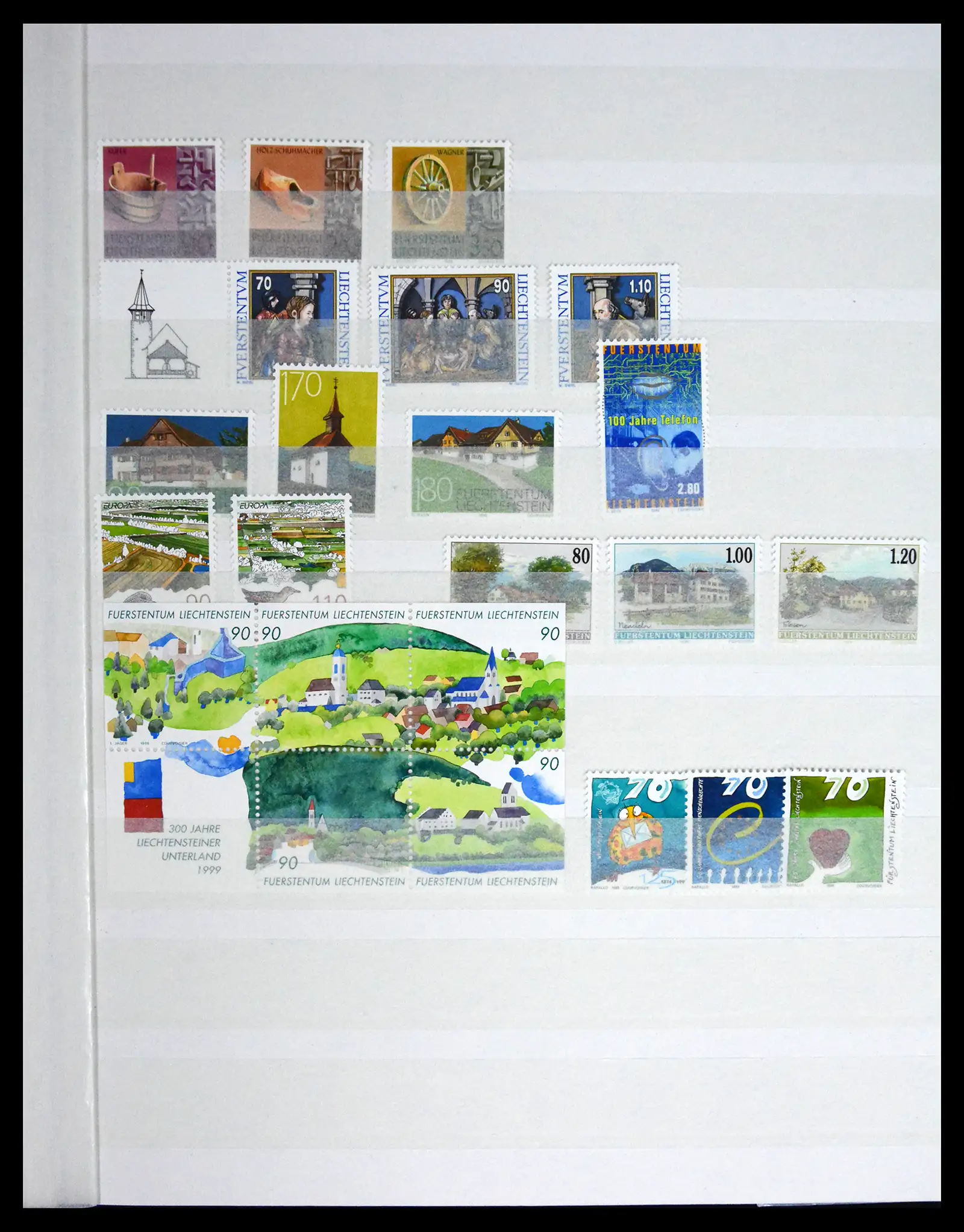 41213 0060 - Stamp collection 41213 Liechtenstein 1965-2009.