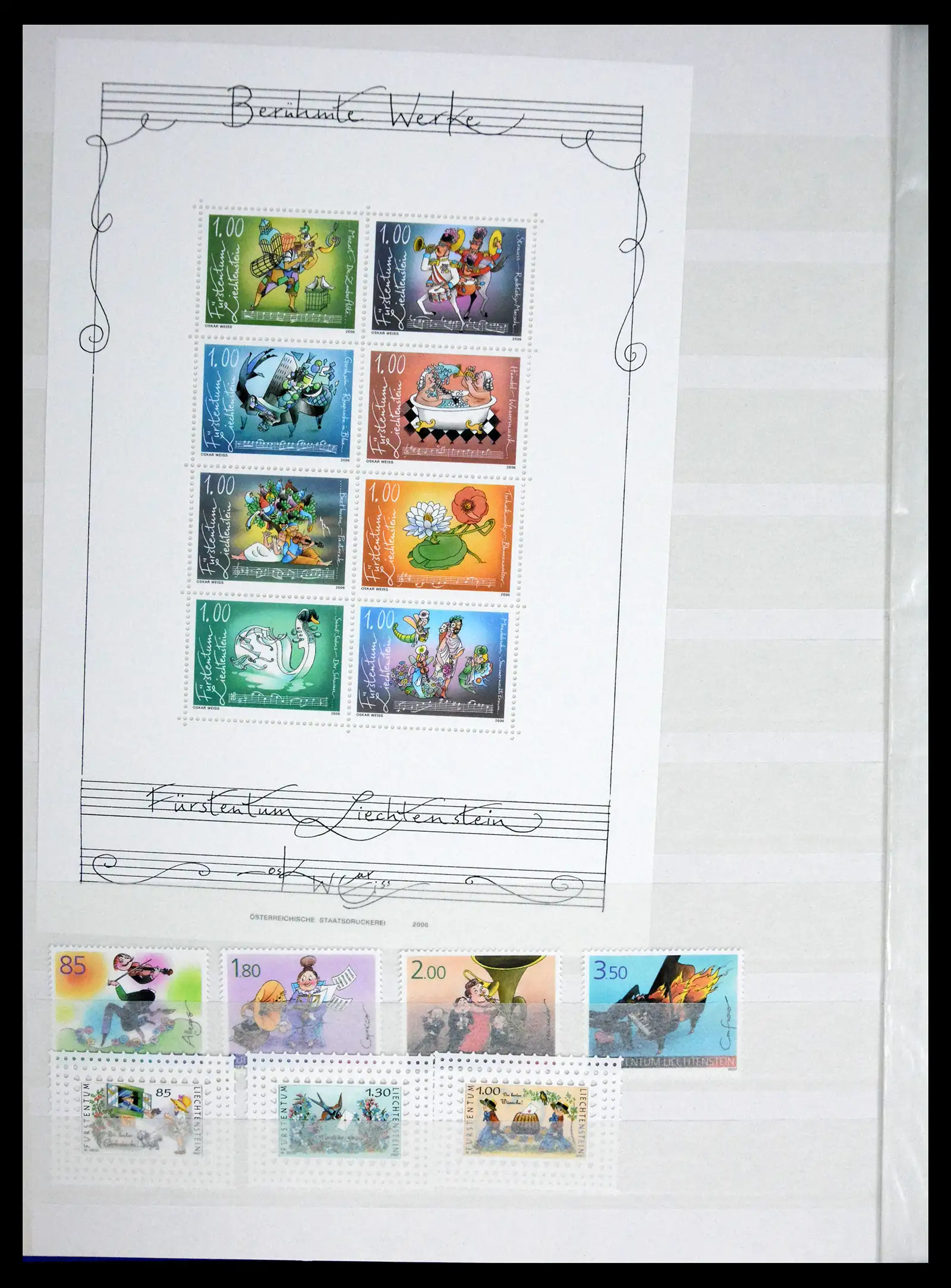 41213 0067 - Stamp collection 41213 Liechtenstein 1965-2009.
