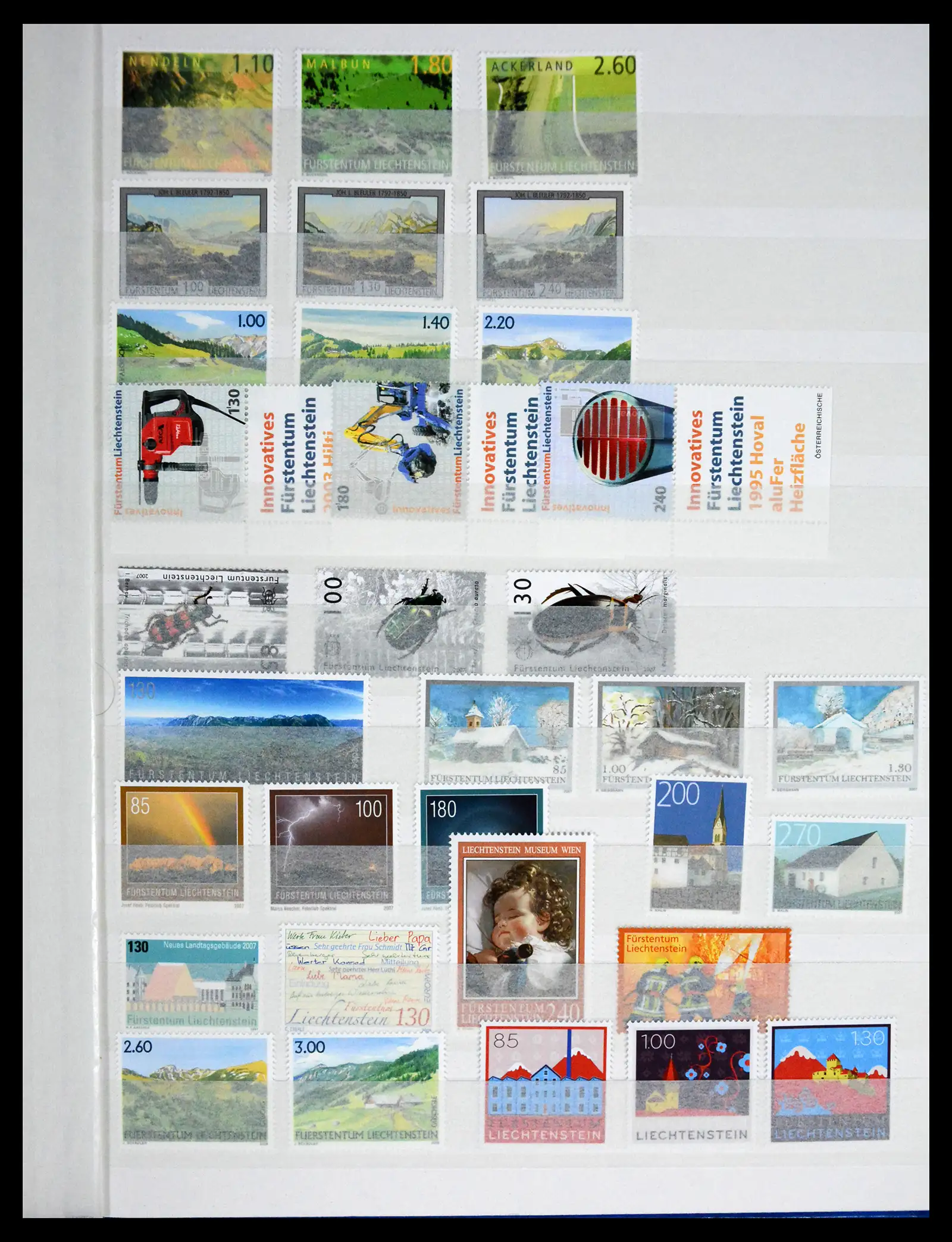 41213 0068 - Stamp collection 41213 Liechtenstein 1965-2009.