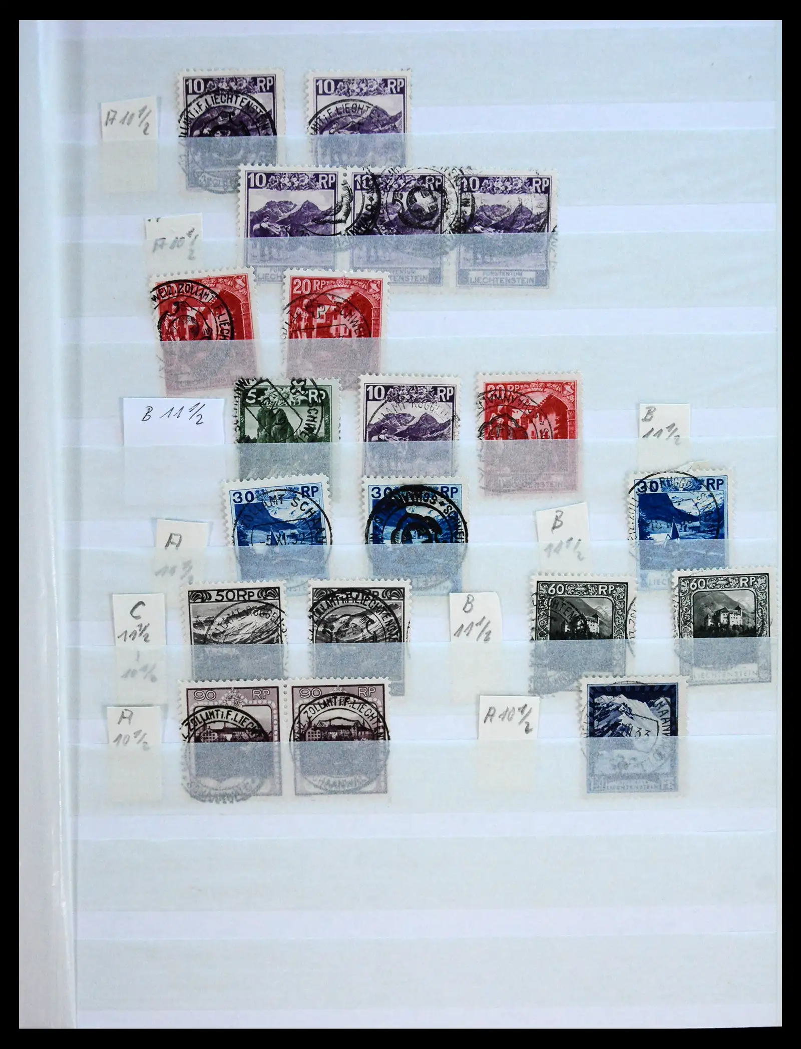 41214 0002 - Stamp collection 41214 Liechtenstein specialised 1921-1930. 41214 0002 - Stamp collection 41214 Liechtenstein specialised 1921-1930.
