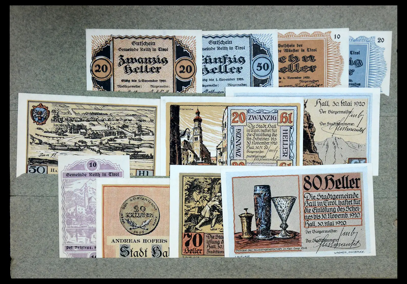 41216 0008 - Stamp collection 41216 Germany emergency money.