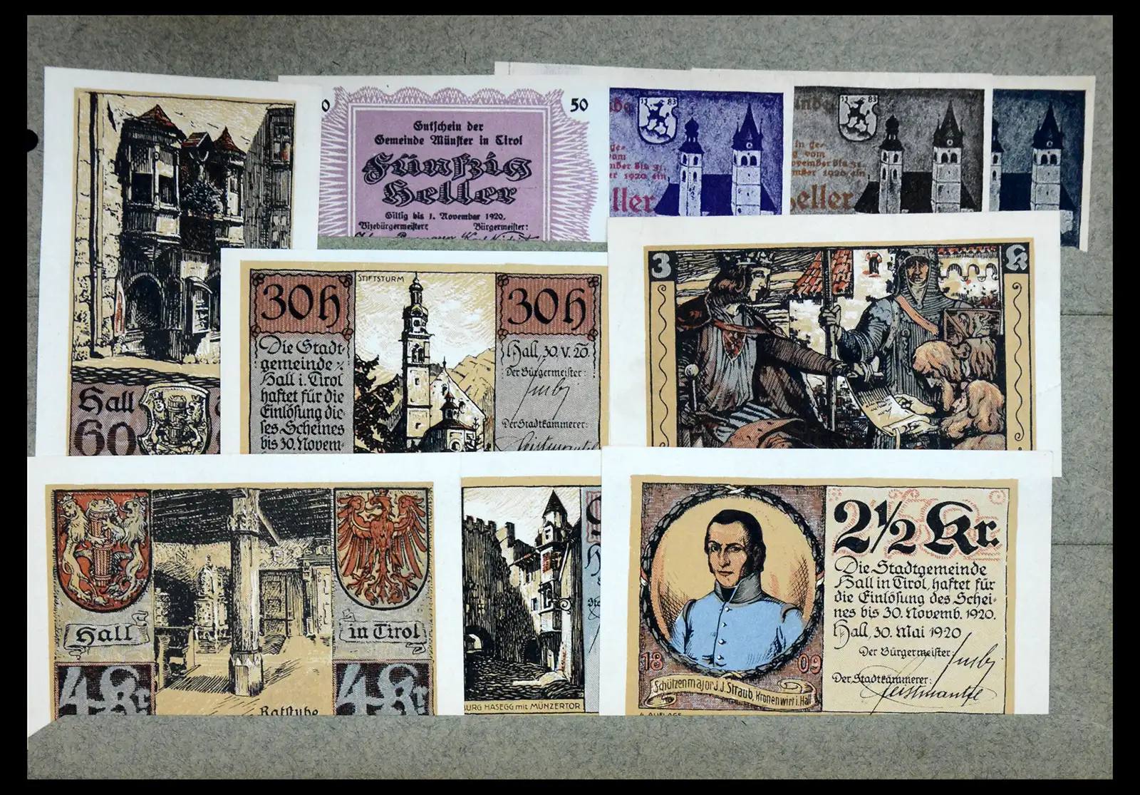 41216 0009 - Stamp collection 41216 Germany emergency money.