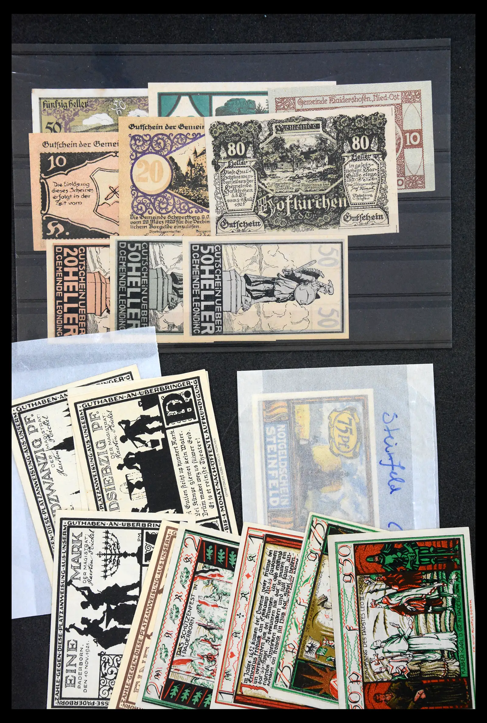 41216 0035 - Stamp collection 41216 Germany emergency money.
