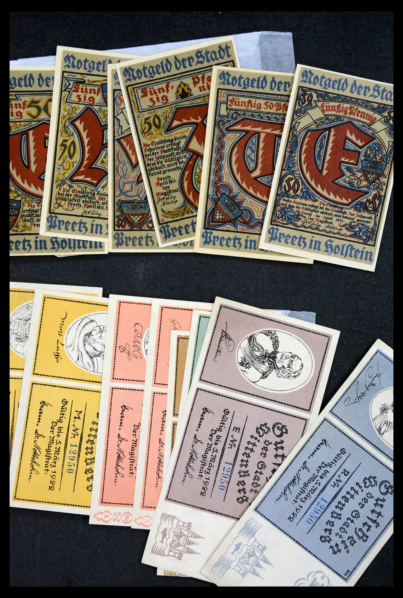 41216 0036 - Stamp collection 41216 Germany emergency money.