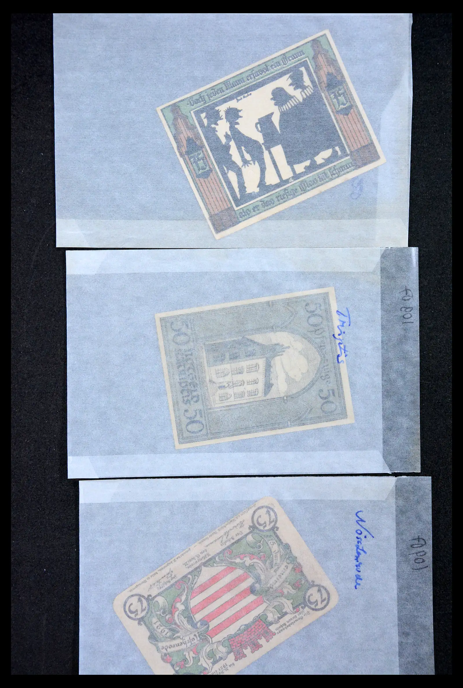 41216 0037 - Stamp collection 41216 Germany emergency money.