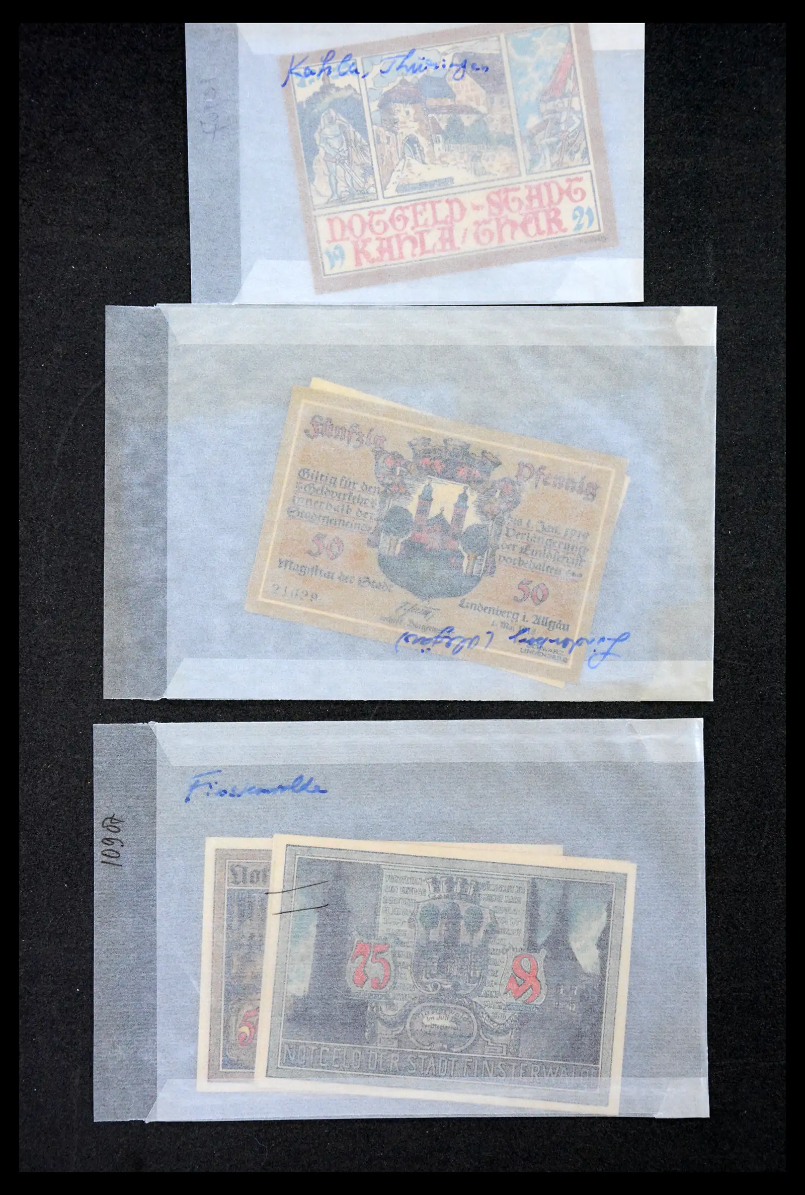 41216 0040 - Stamp collection 41216 Germany emergency money.