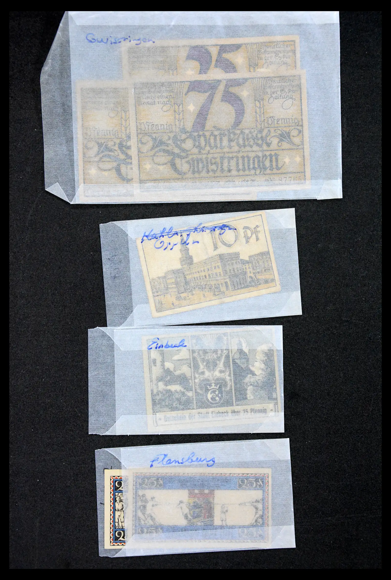 41216 0041 - Stamp collection 41216 Germany emergency money.