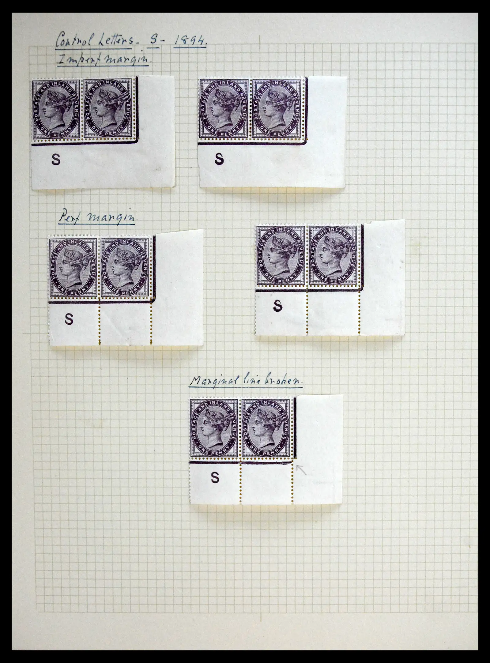 41217 0008 - Stamp collection 41217 Great Britain classics 1855-1930.