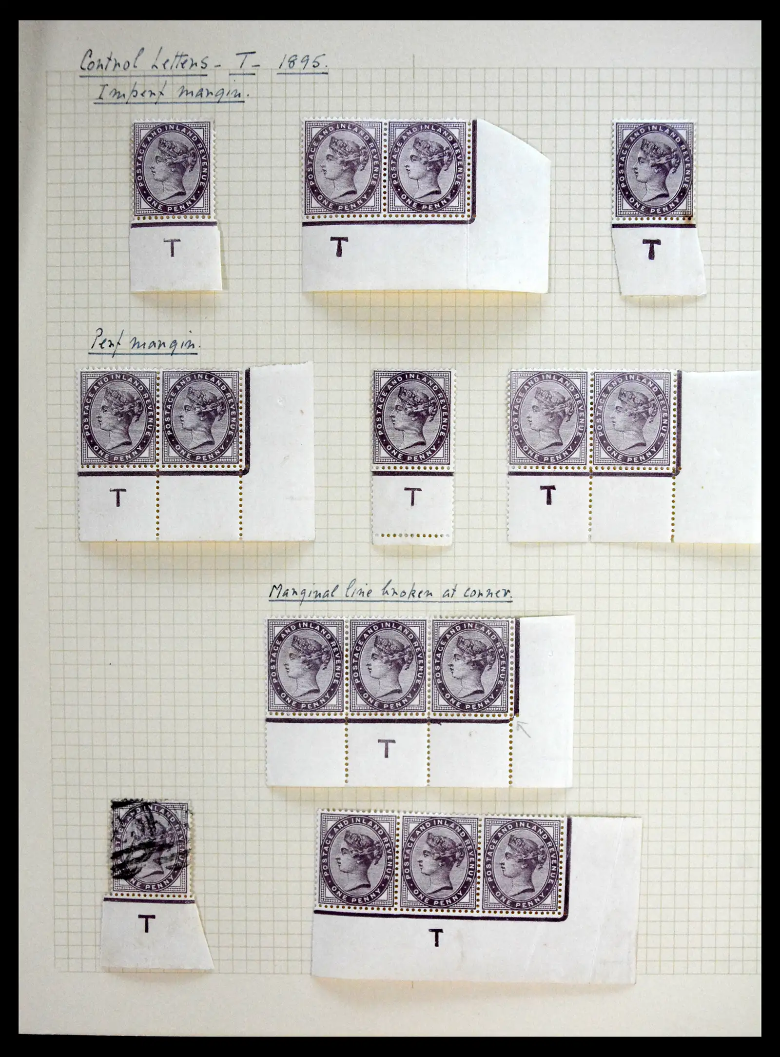 41217 0009 - Stamp collection 41217 Great Britain classics 1855-1930.