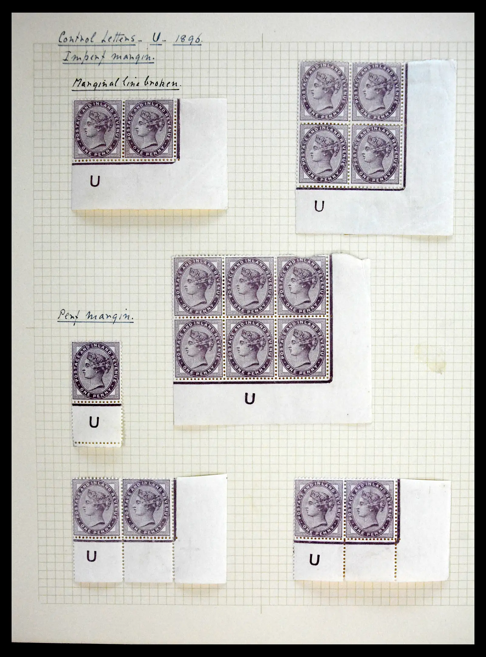 41217 0010 - Stamp collection 41217 Great Britain classics 1855-1930.