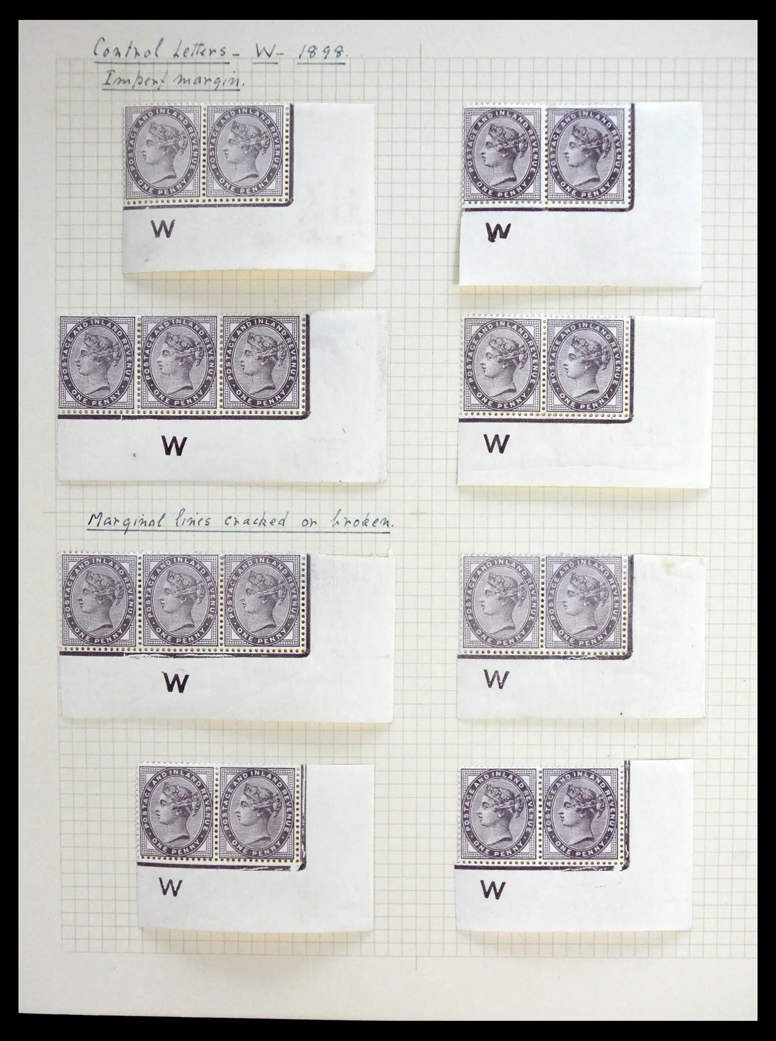 41217 0013 - Stamp collection 41217 Great Britain classics 1855-1930.