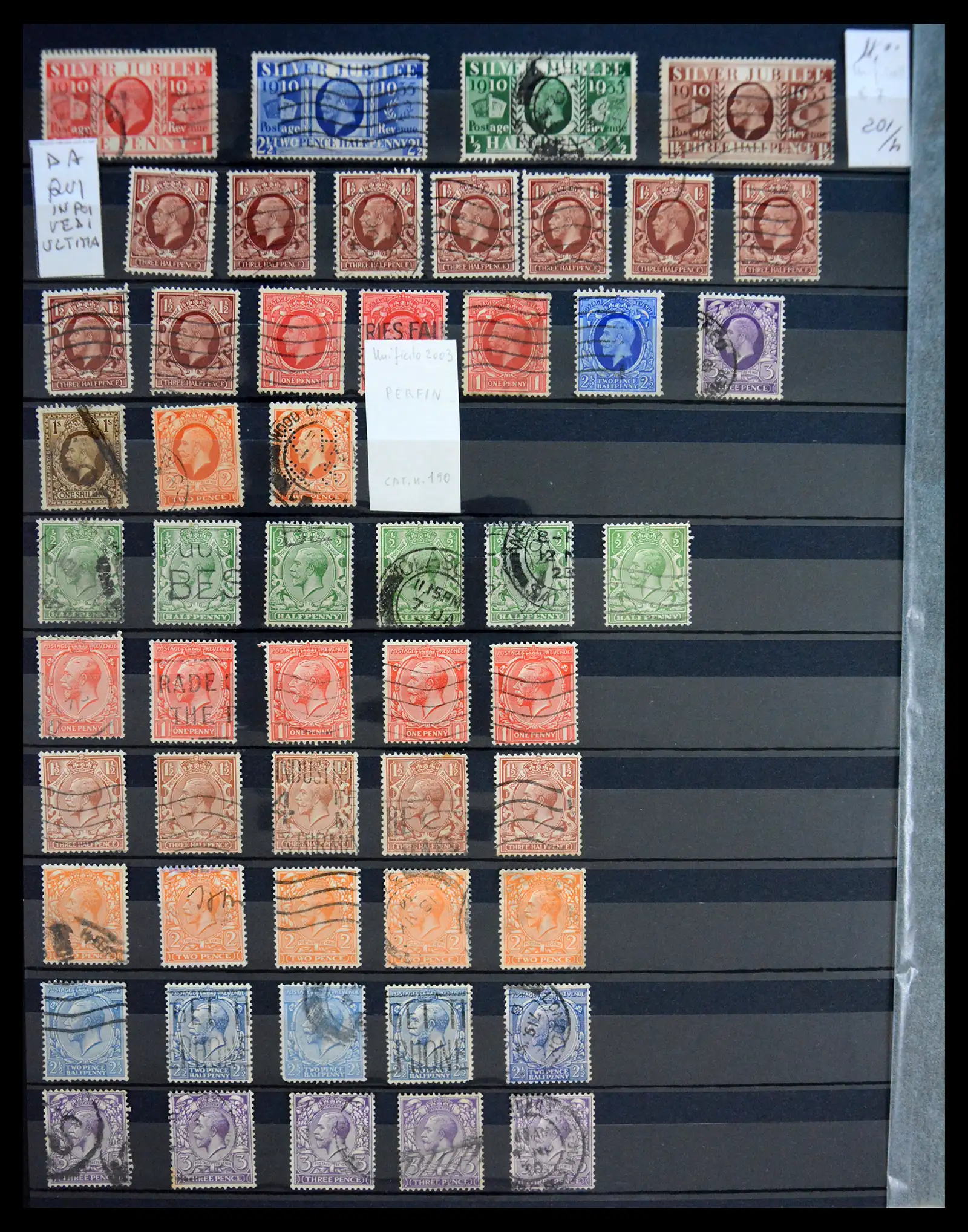 41217 0028 - Postzegelverzameling 41217 Engeland klassiek 1855-1930.