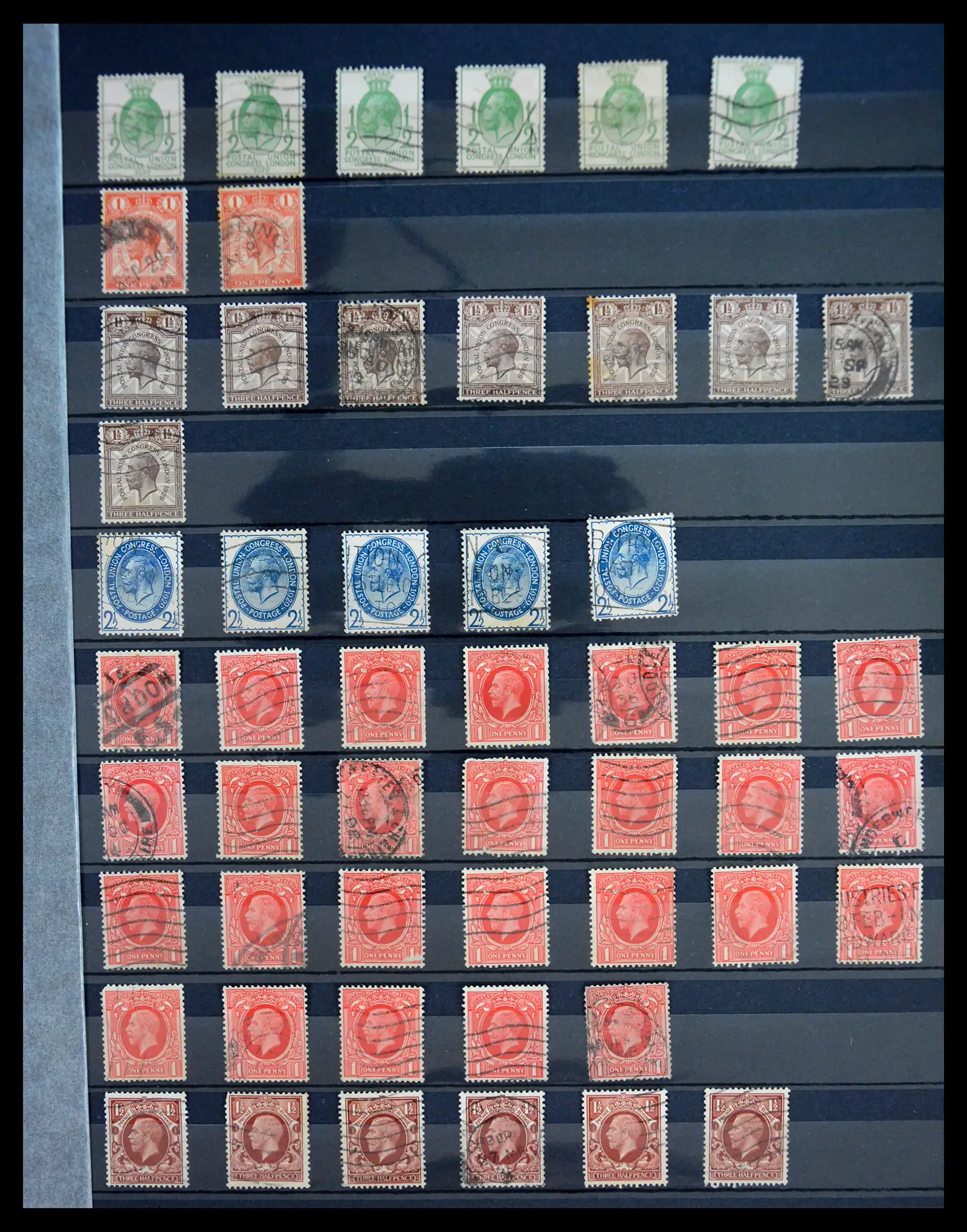 41217 0033 - Postzegelverzameling 41217 Engeland klassiek 1855-1930.