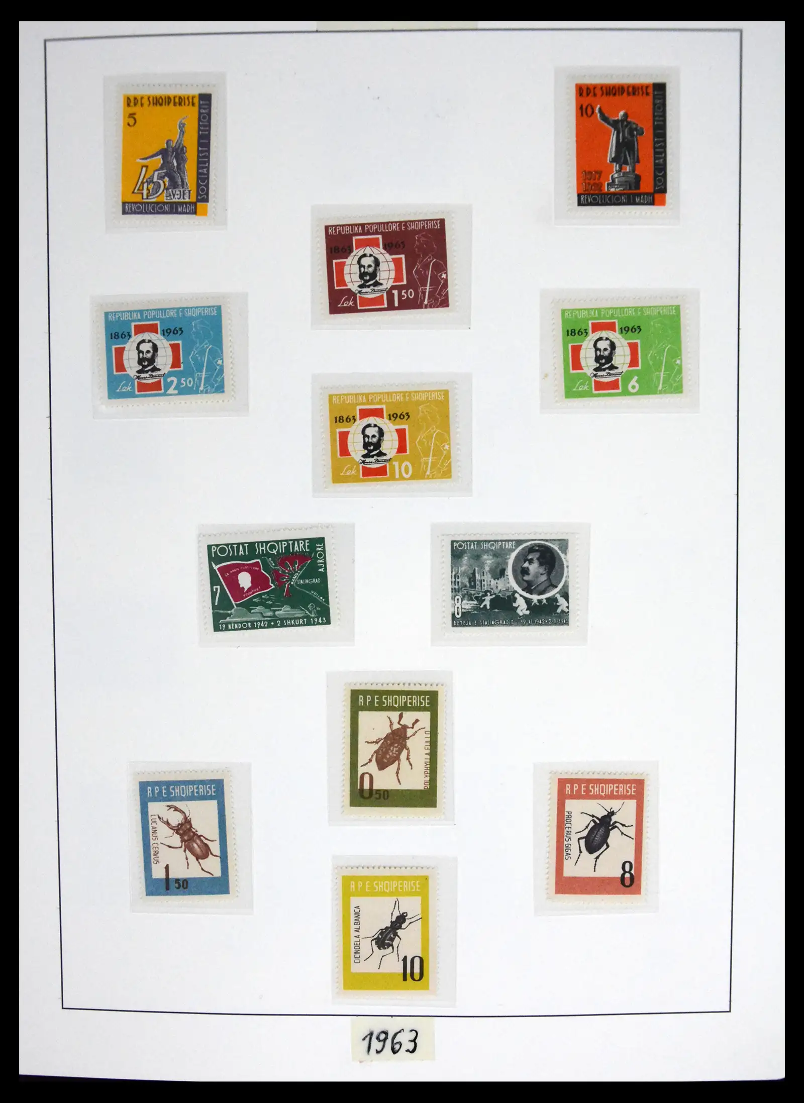 41221 0001 - Stamp collection 41221 Albania 1963-2005.