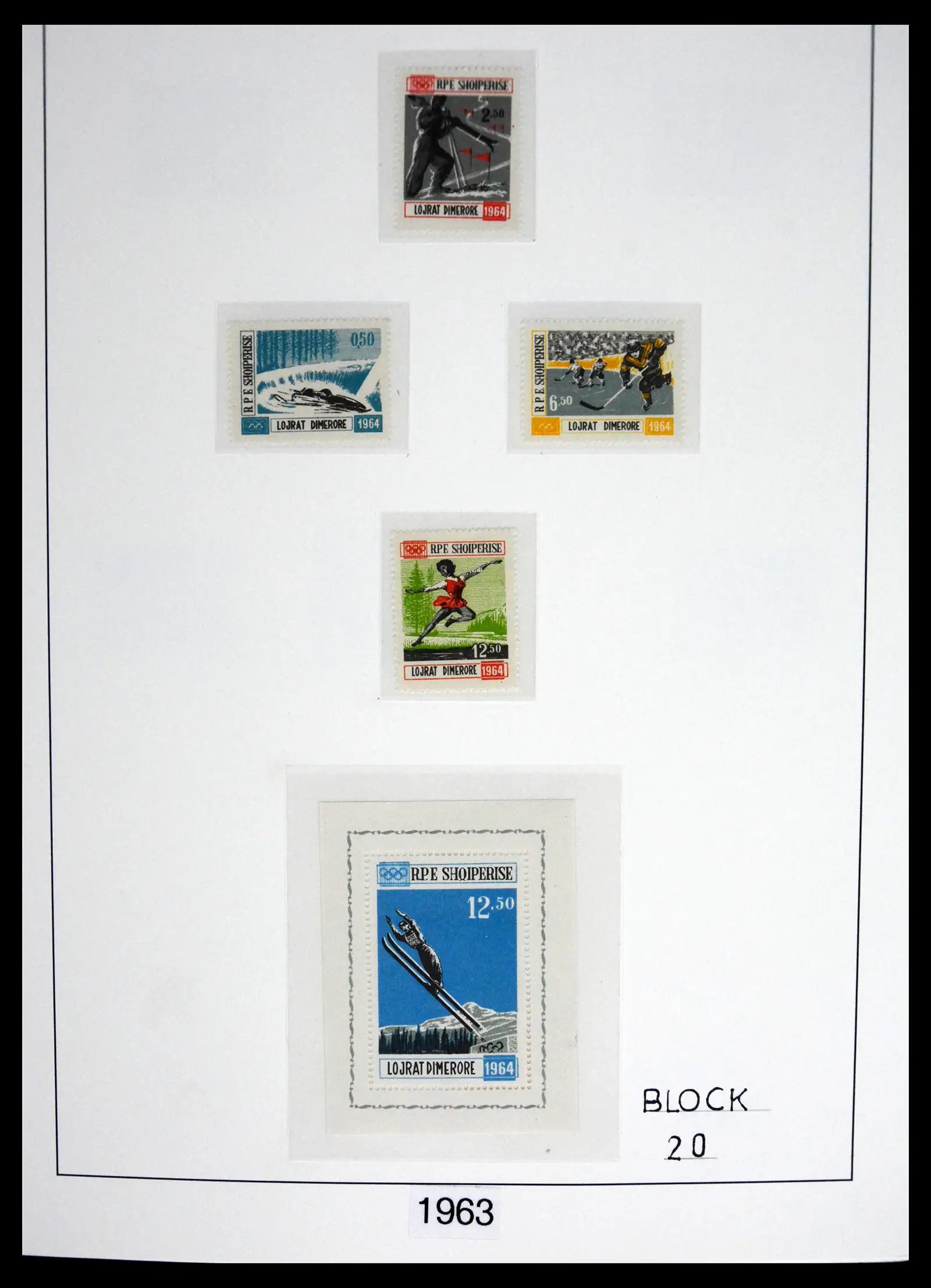 41221 0009 - Stamp collection 41221 Albania 1963-2005.