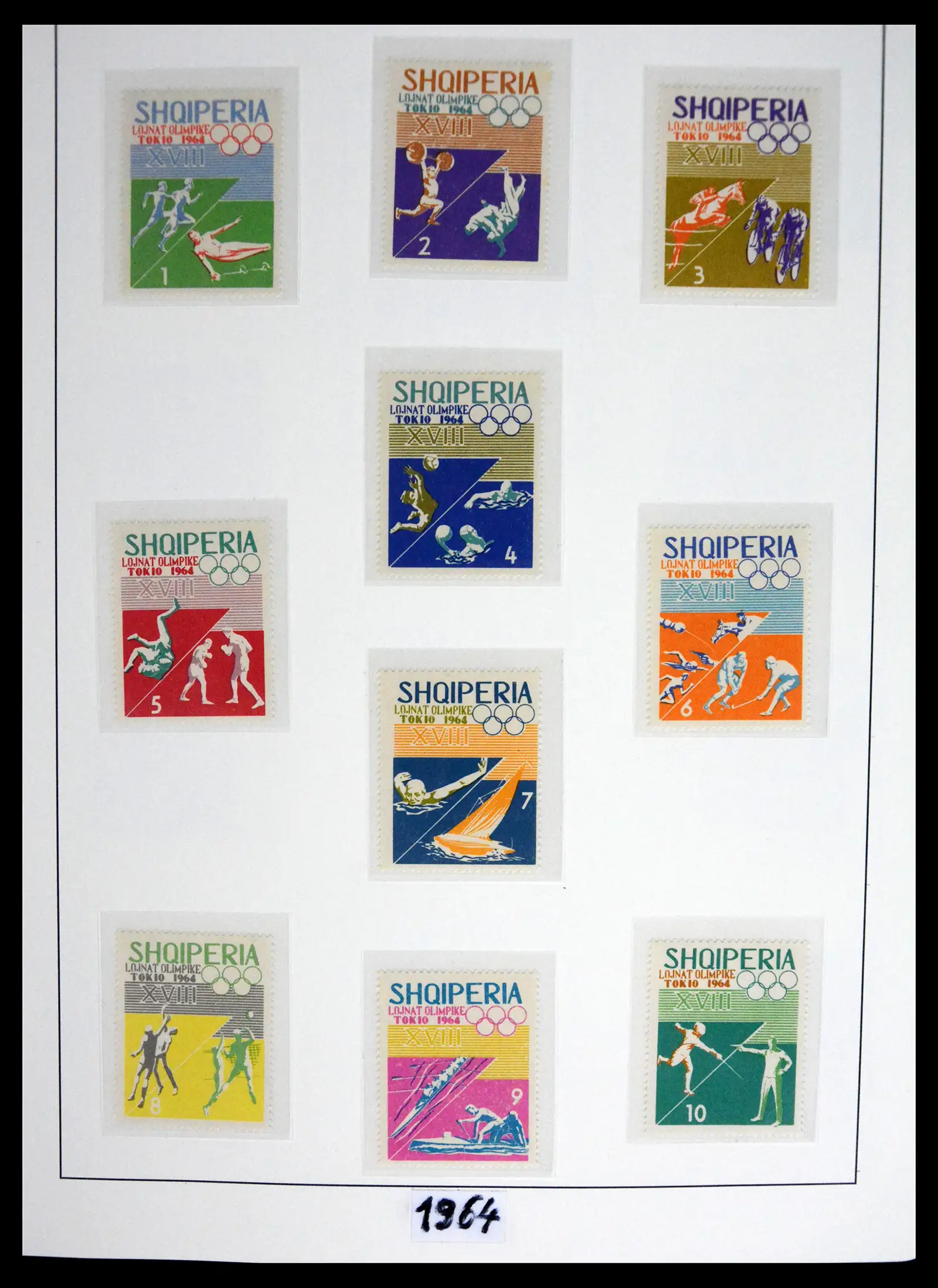 41221 0017 - Stamp collection 41221 Albania 1963-2005.