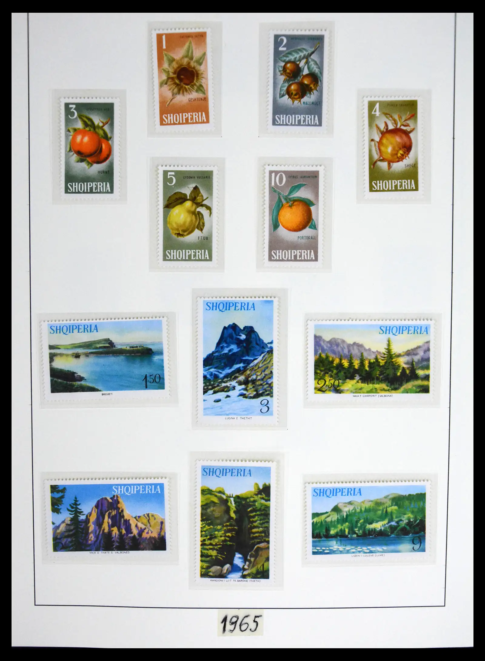 41221 0021 - Stamp collection 41221 Albania 1963-2005.