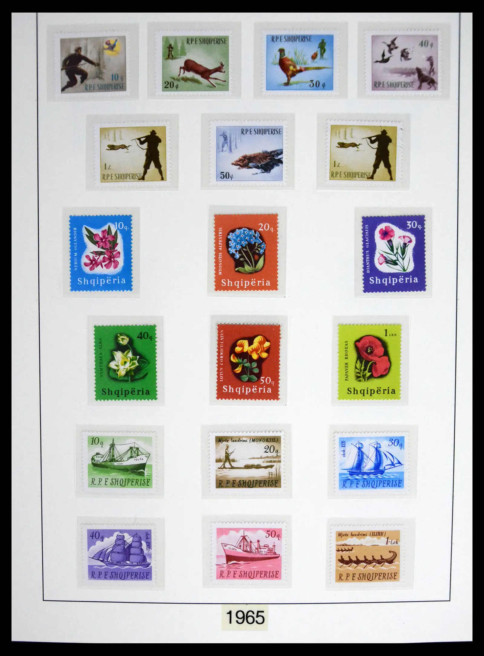 41221 0026 - Stamp collection 41221 Albania 1963-2005.