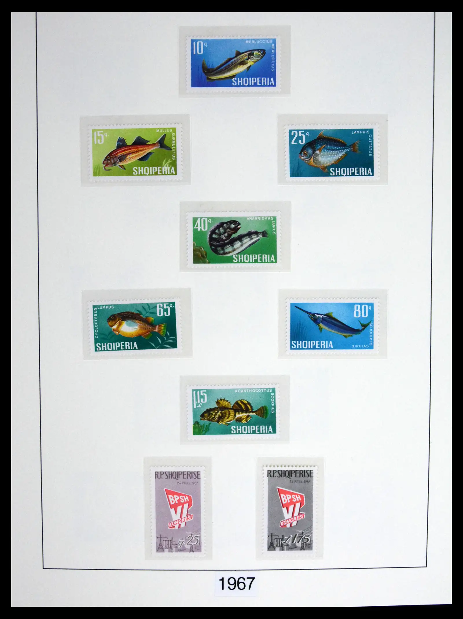 41221 0038 - Stamp collection 41221 Albania 1963-2005.