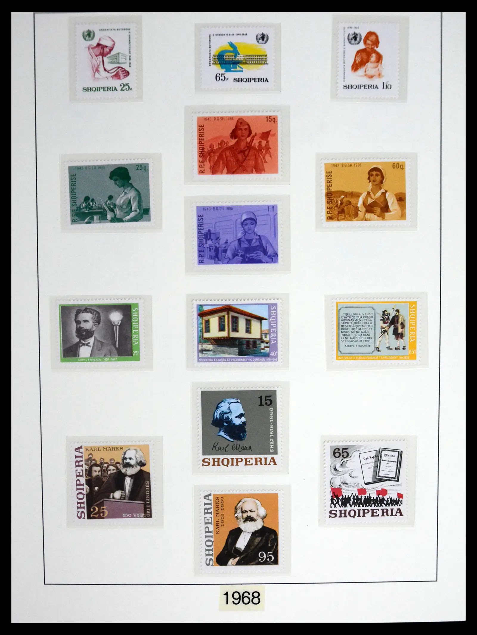 41221 0051 - Stamp collection 41221 Albania 1963-2005.