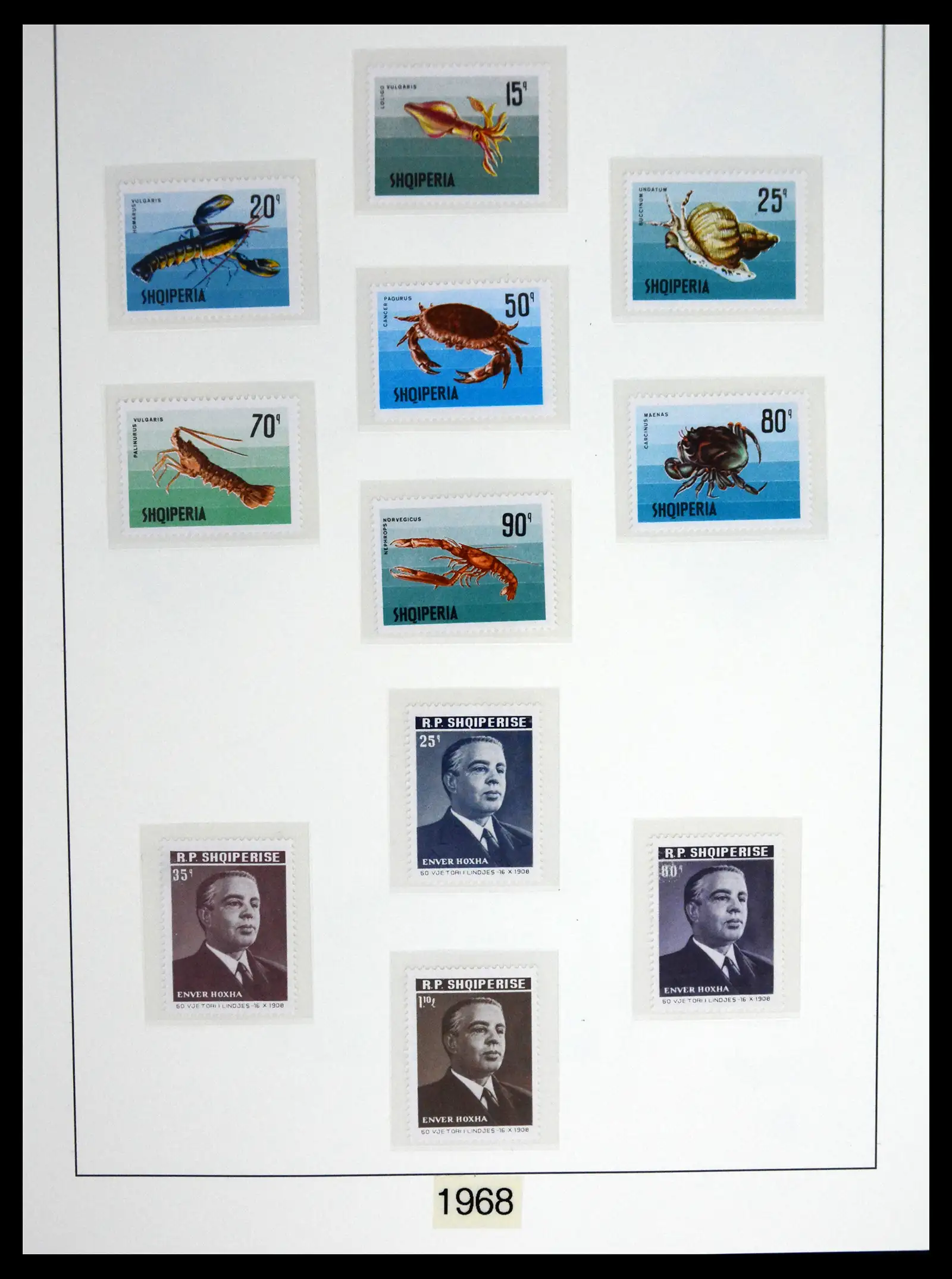 41221 0054 - Stamp collection 41221 Albania 1963-2005.