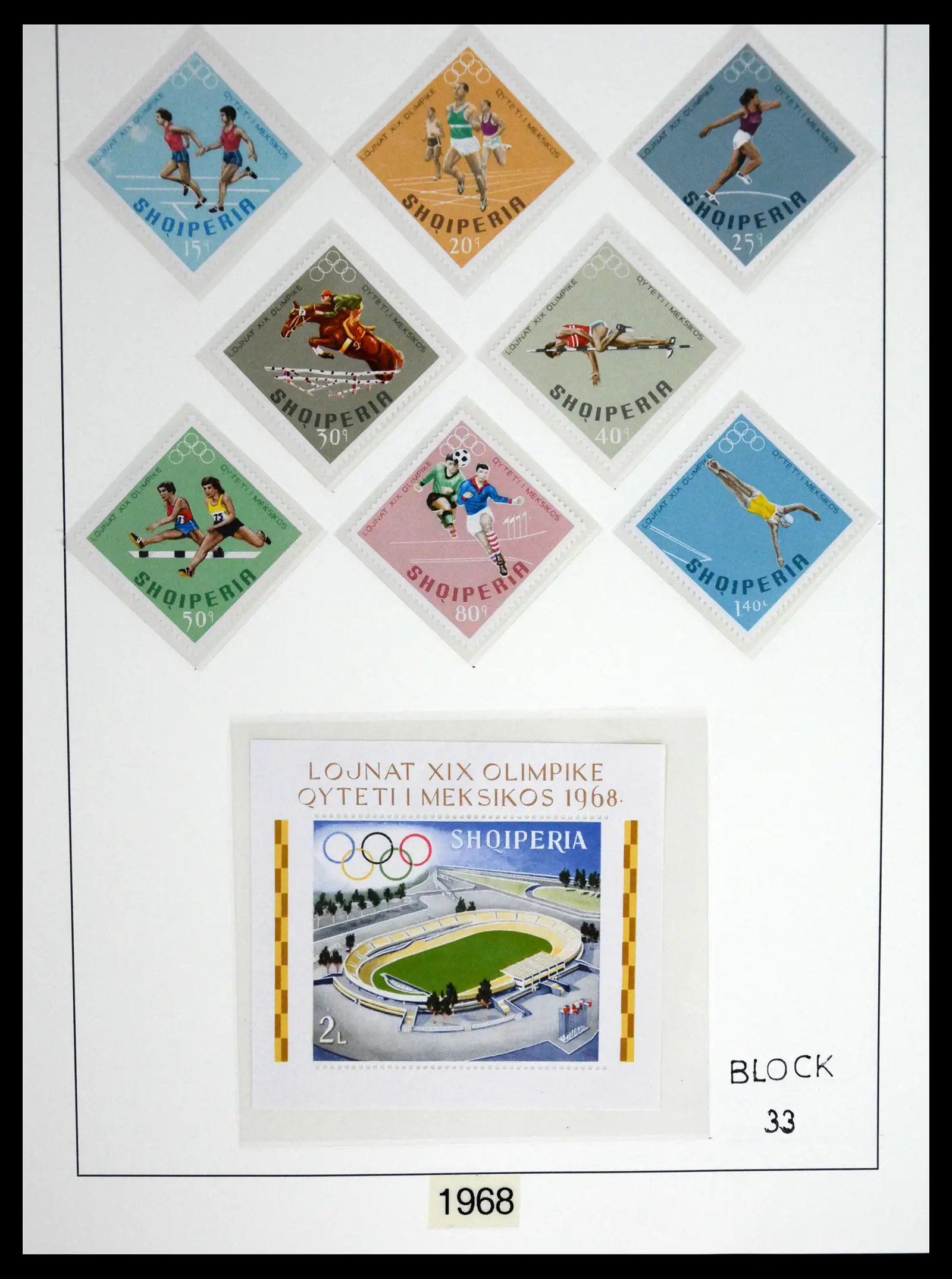 41221 0055 - Stamp collection 41221 Albania 1963-2005.