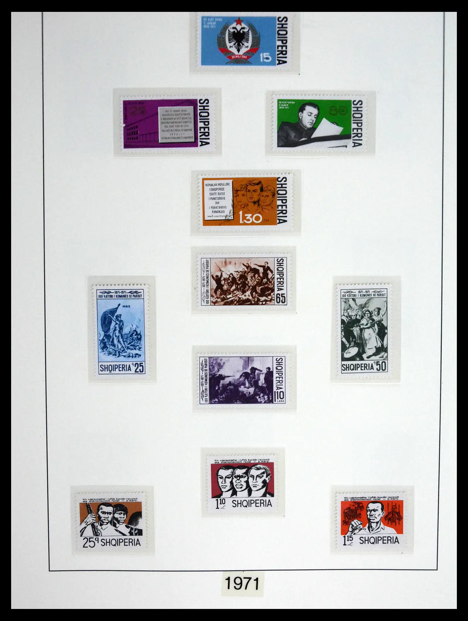 41221 0071 - Stamp collection 41221 Albania 1963-2005.