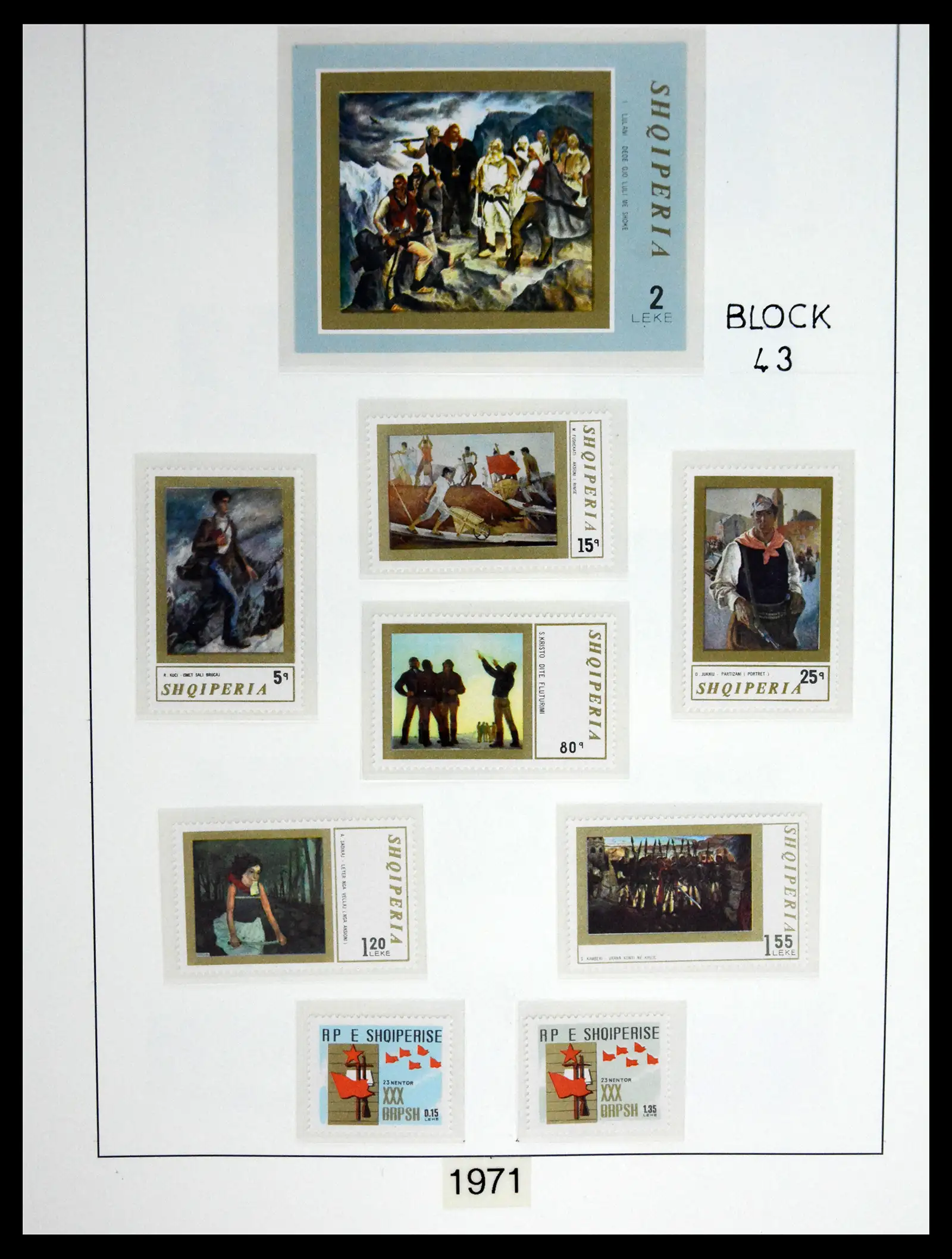 41221 0077 - Stamp collection 41221 Albania 1963-2005.