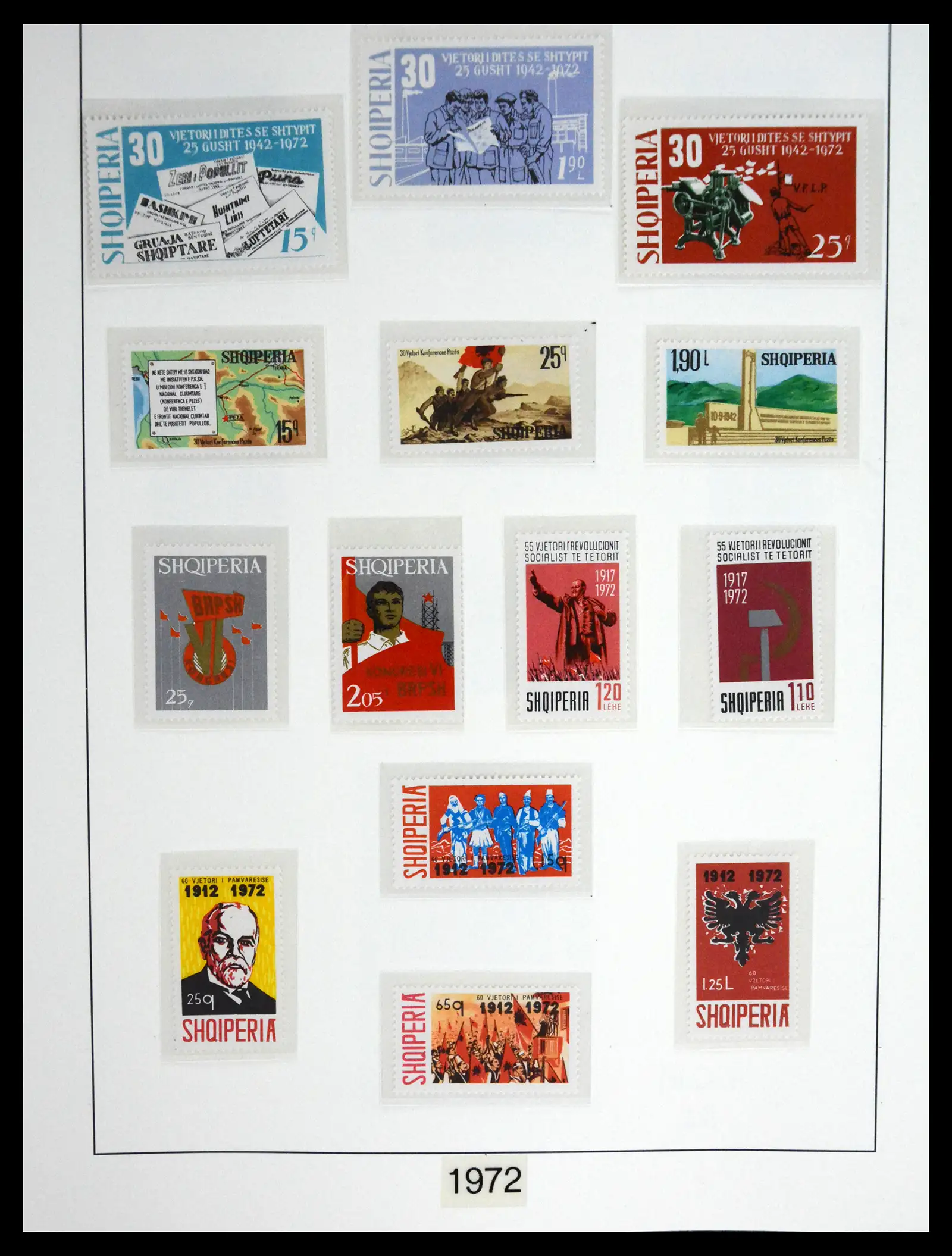 41221 0084 - Stamp collection 41221 Albania 1963-2005.